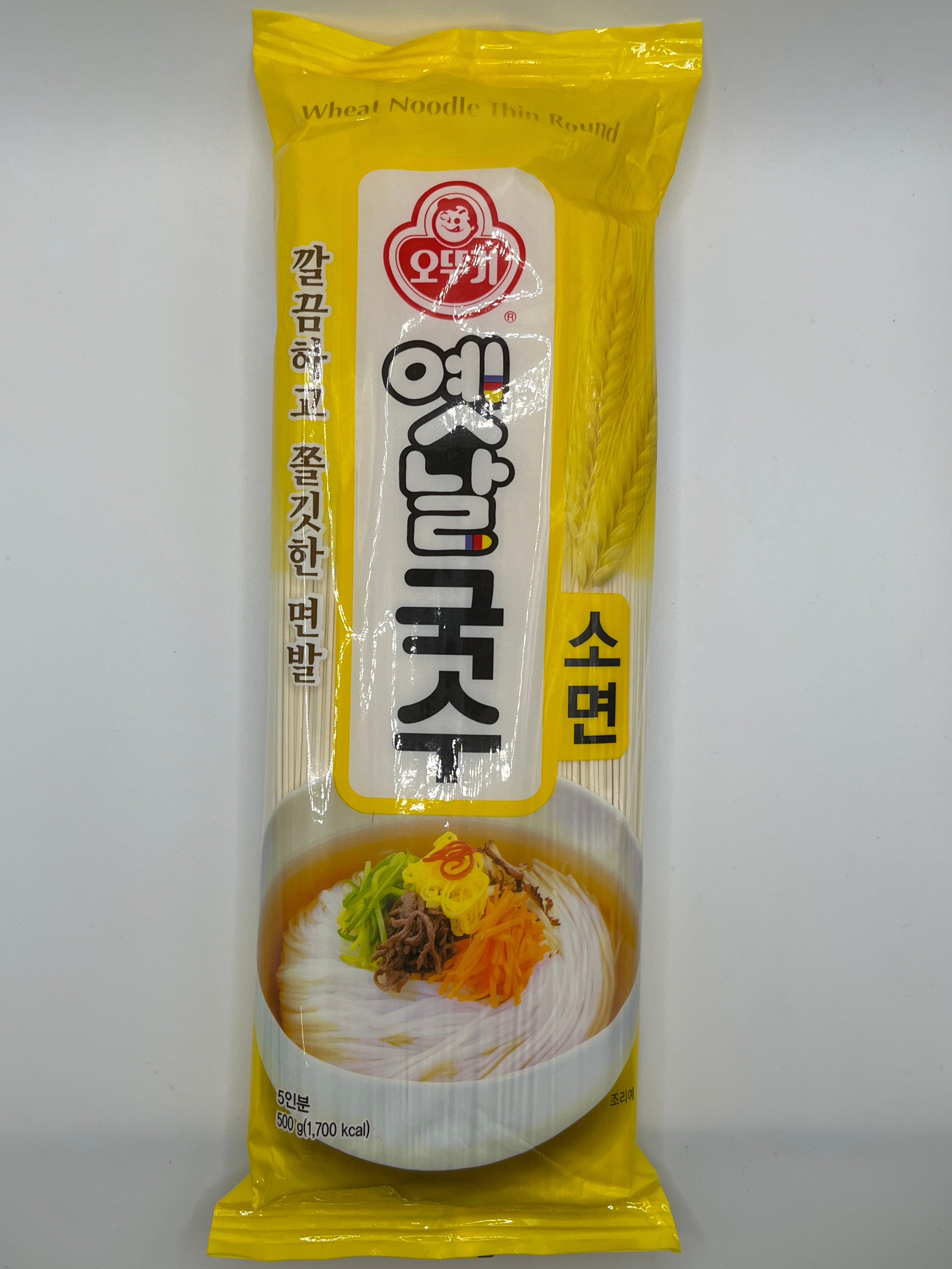 不倒翁乾燥麵條（素麵）500公克