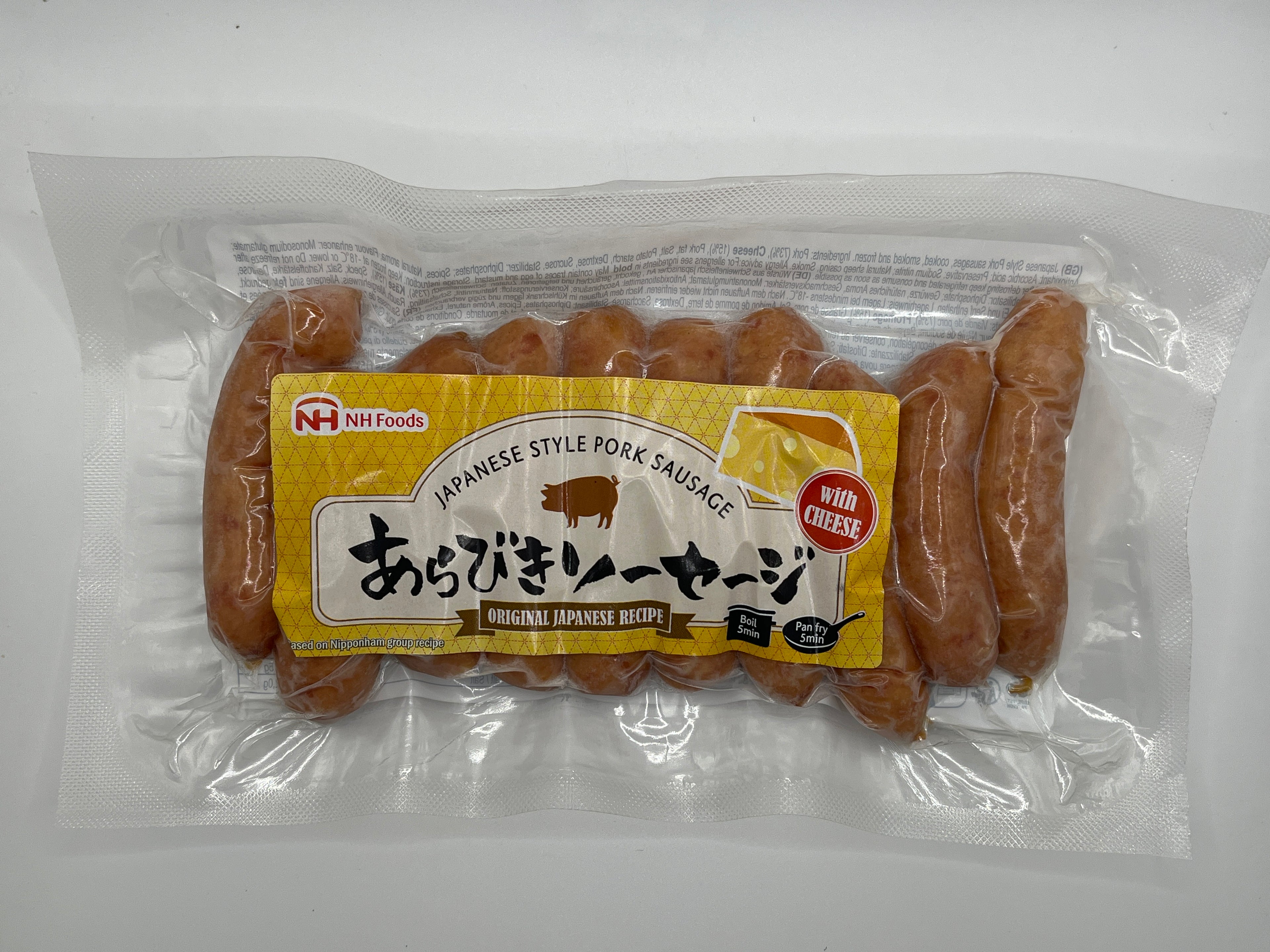 NPH Arabiki Sausage Cheese Japanese 185g (Frozen)