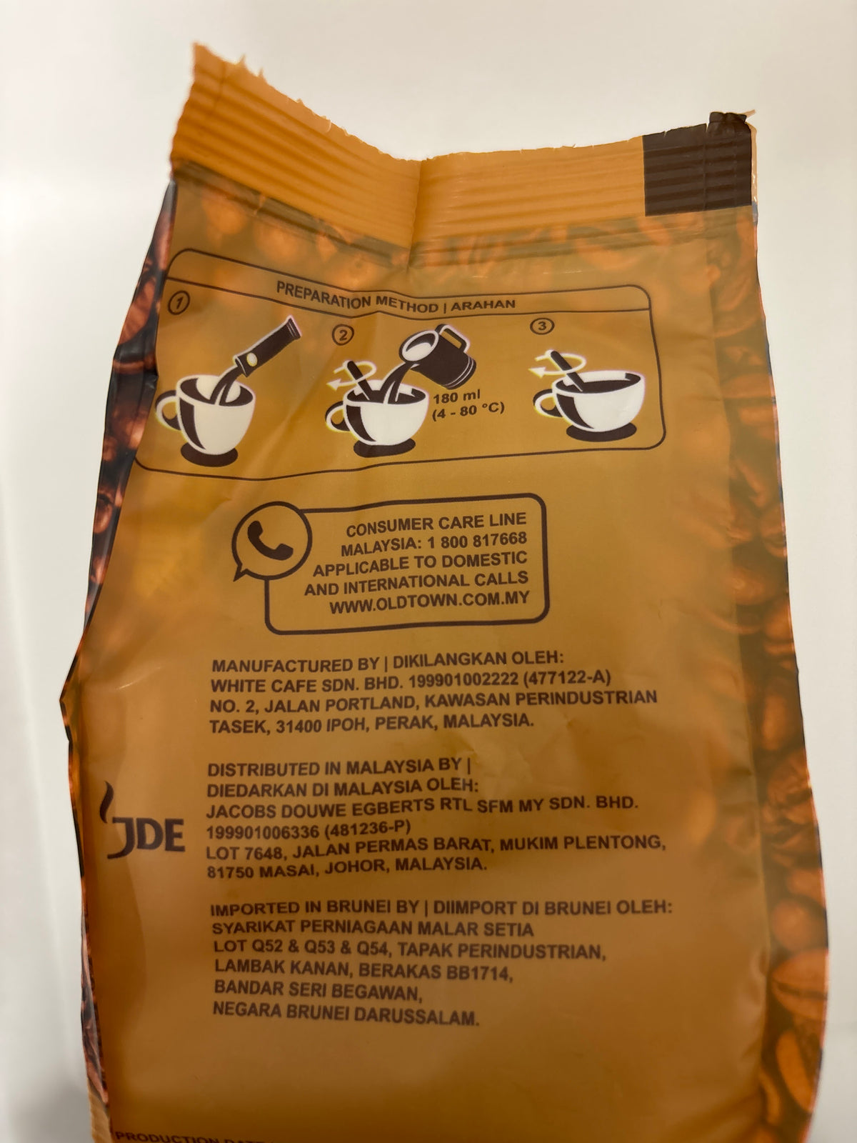 Old Town 3 in 1 White Coffee - Classic 15*40g