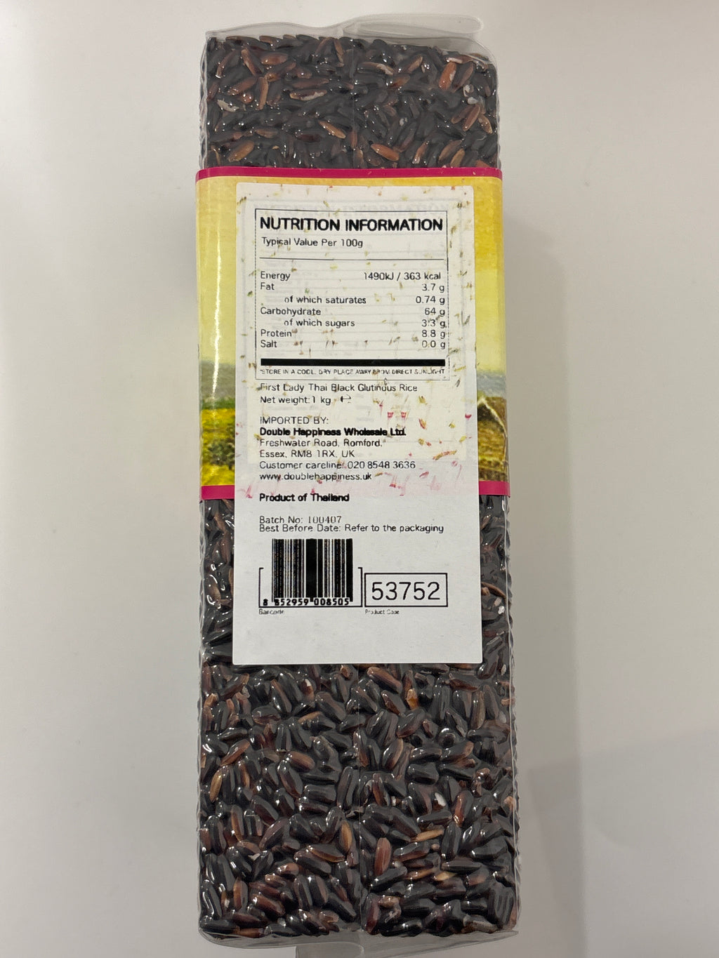 FIRST LADY Thai Black Glutinous Rice 1kg