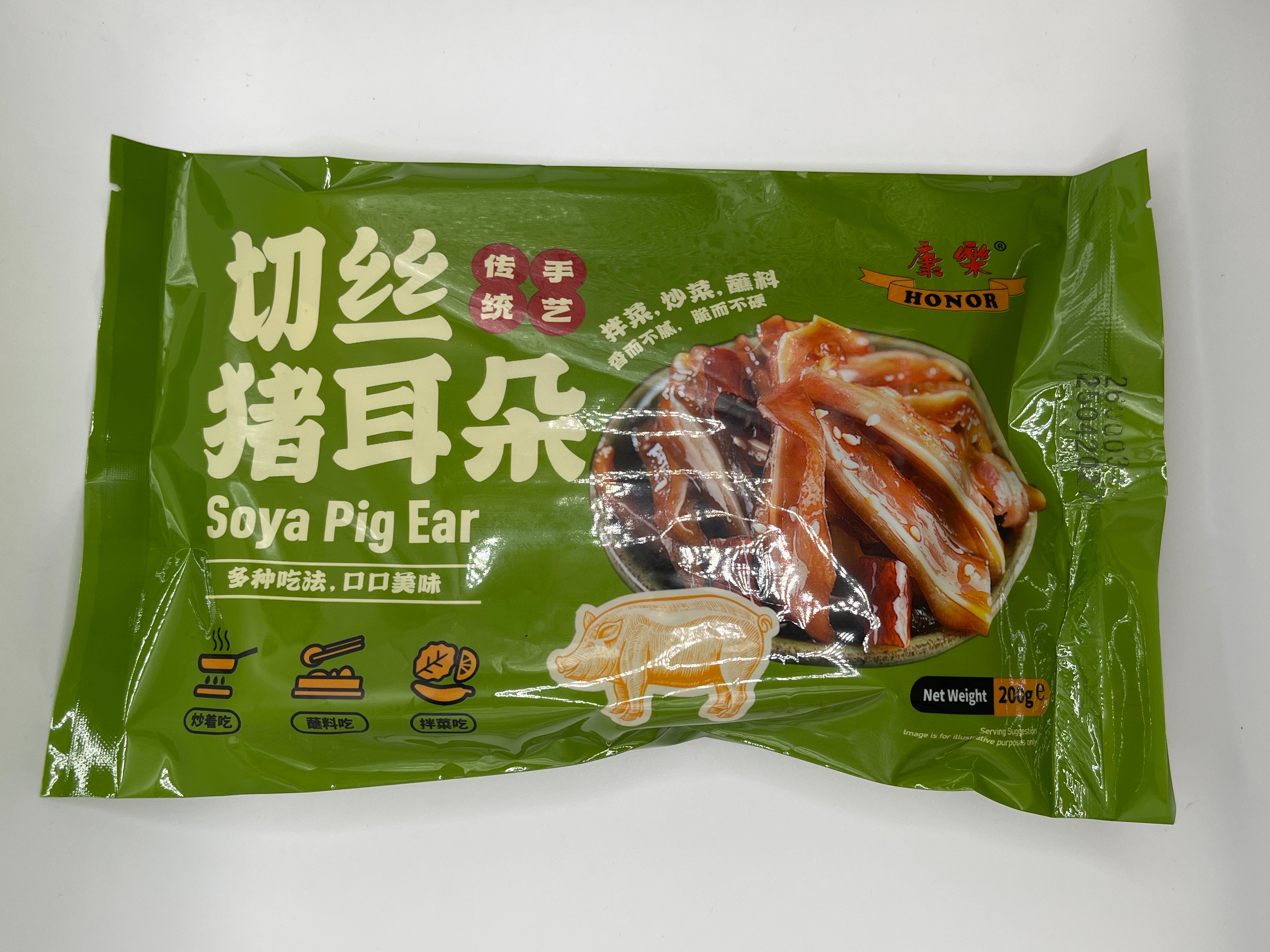 Honor Soya Pig Ear 200g (Frozen)