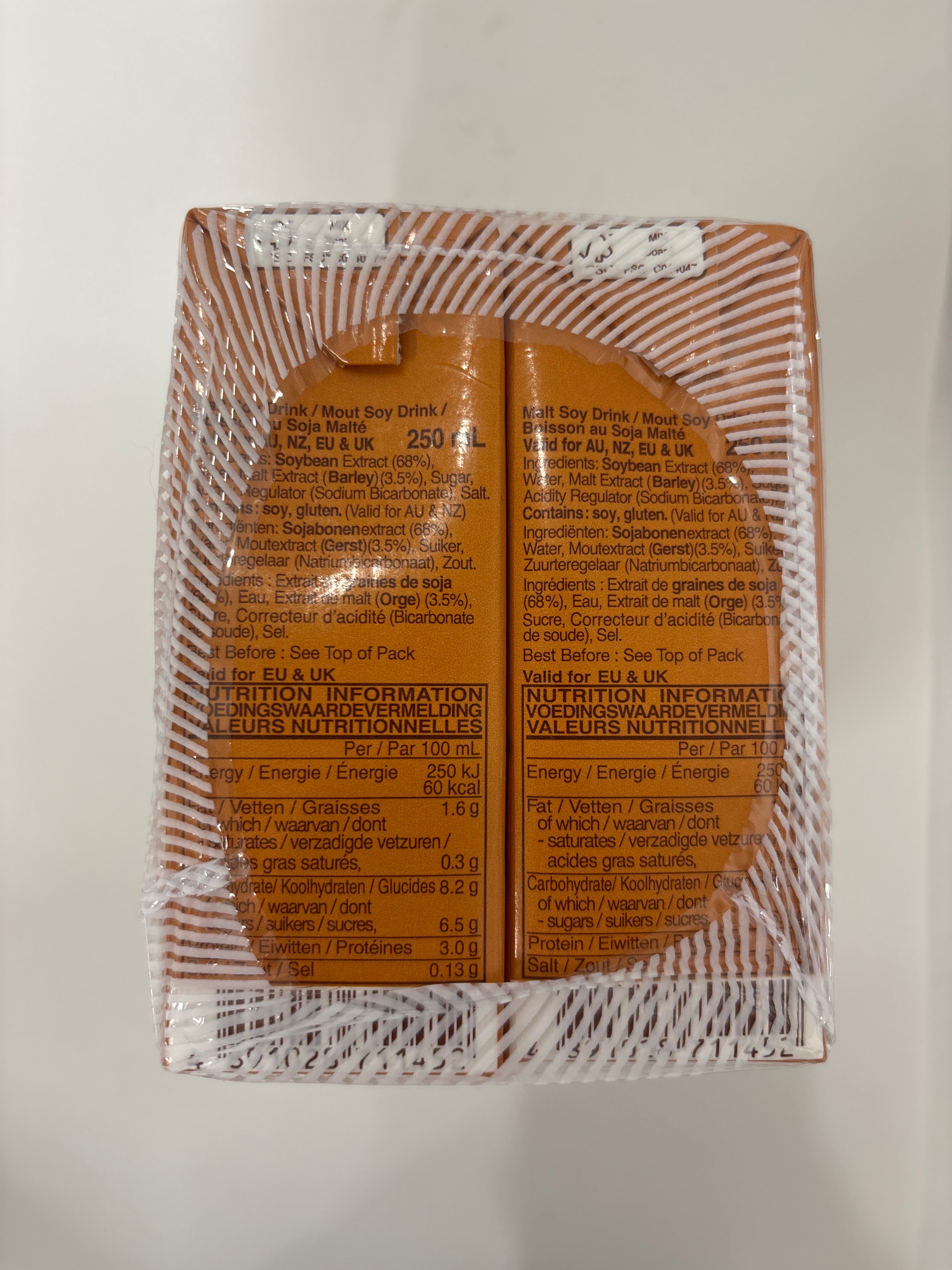 VITASOY Malted Soya Bean Drink 250mlx6