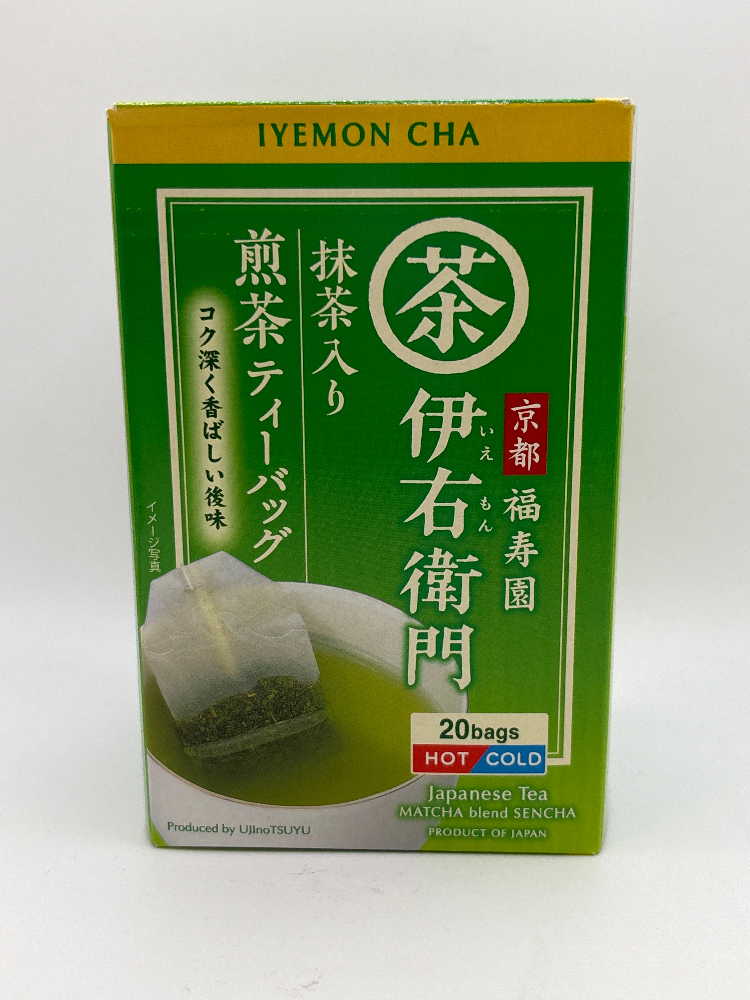 Iyomon Green Tea with Matcha Tea Bag 2g×20p