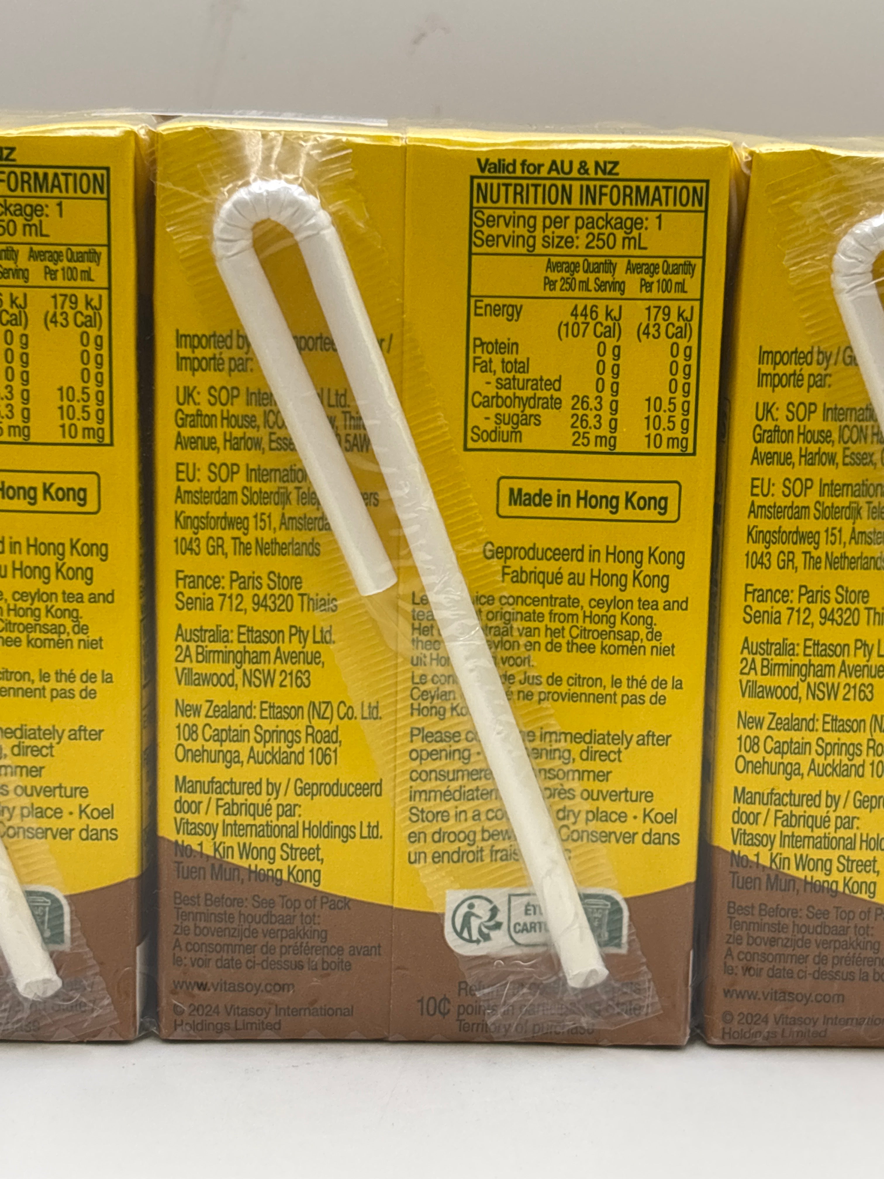 VITASOY Ceylon Lemon Tea 250mlx6