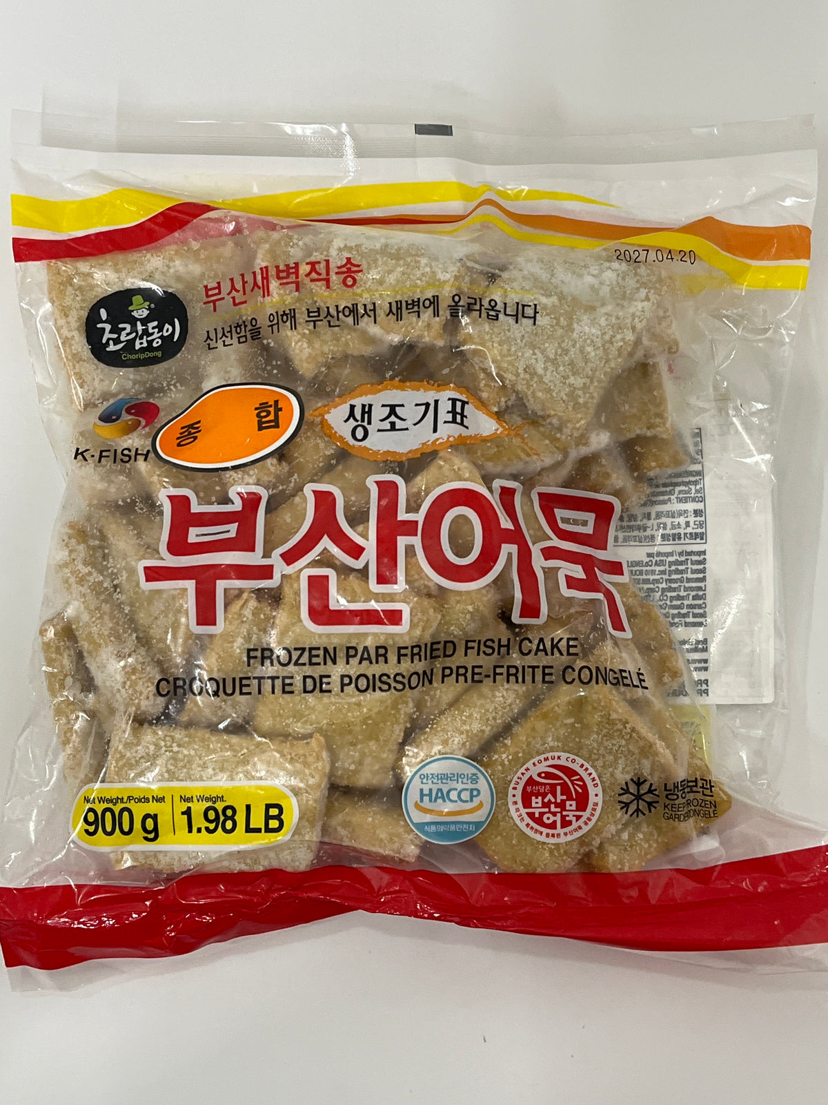 Choripdong Frozen Fried Fish Cake (Assorted) 900g