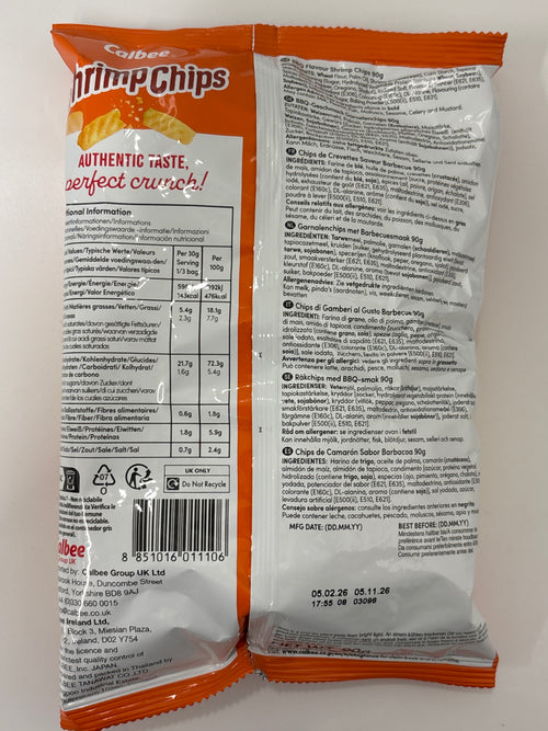Calbee Prawn Crackers BBQ 90g