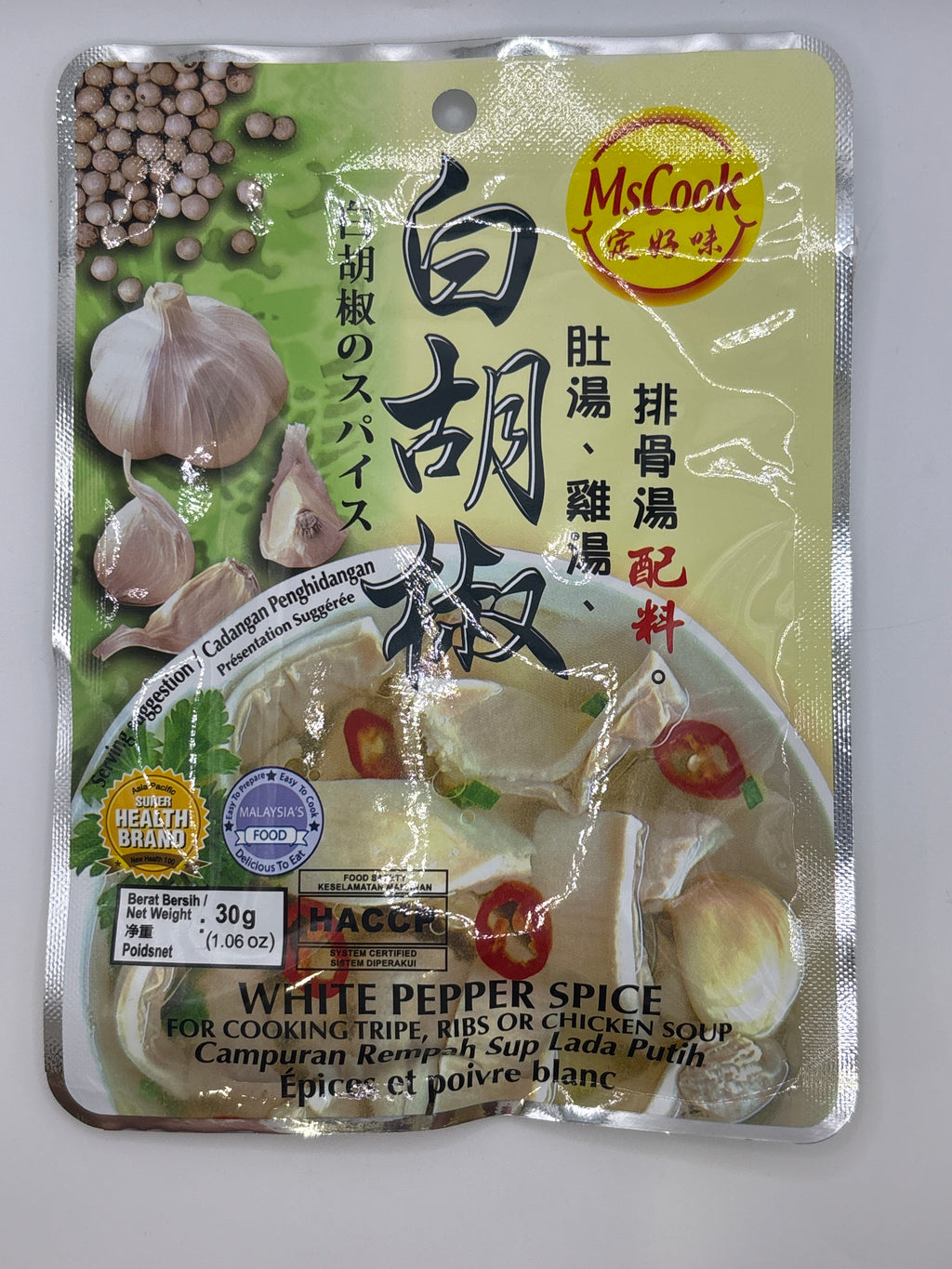 MsCook 白胡椒香料湯 30克