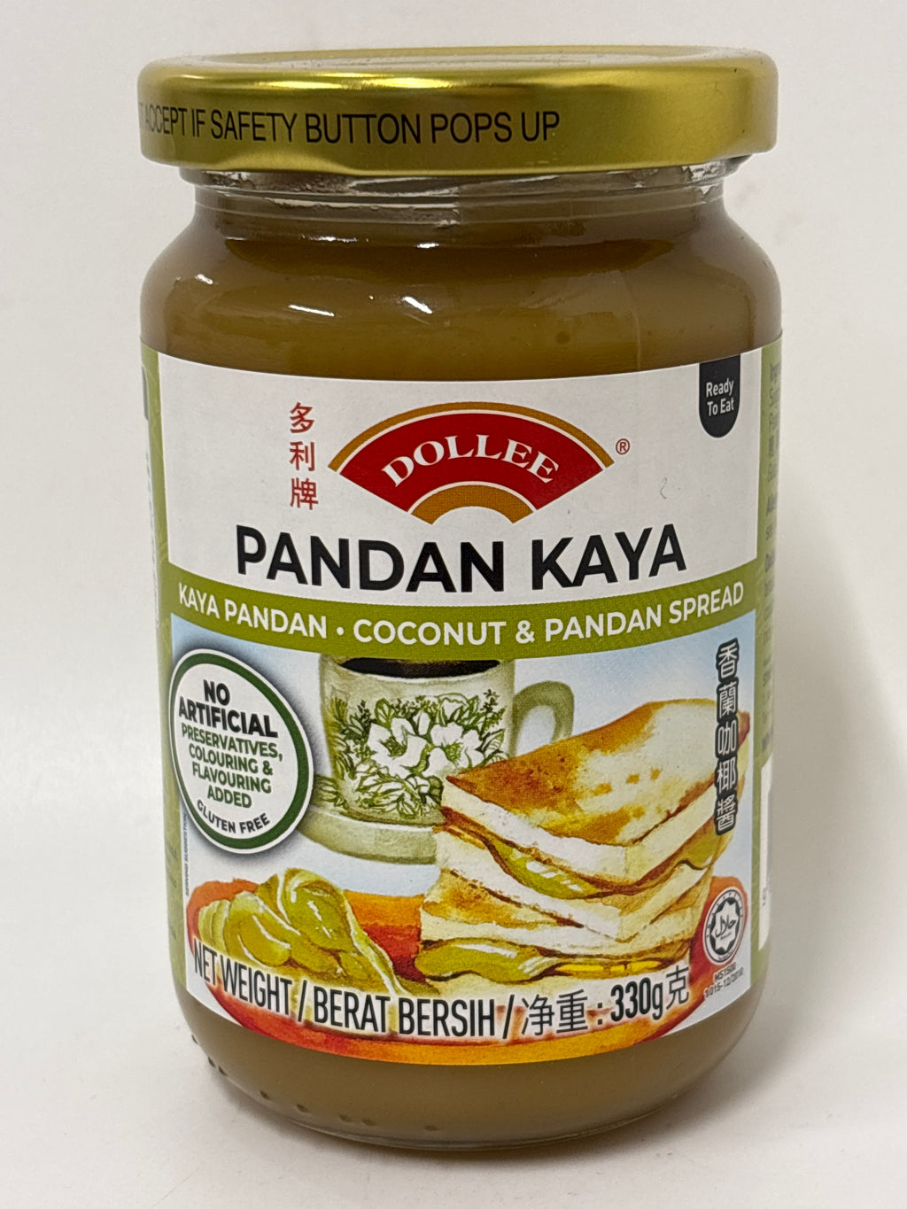DOLLEE Pandan Kaya (Co&Pandan) 330g