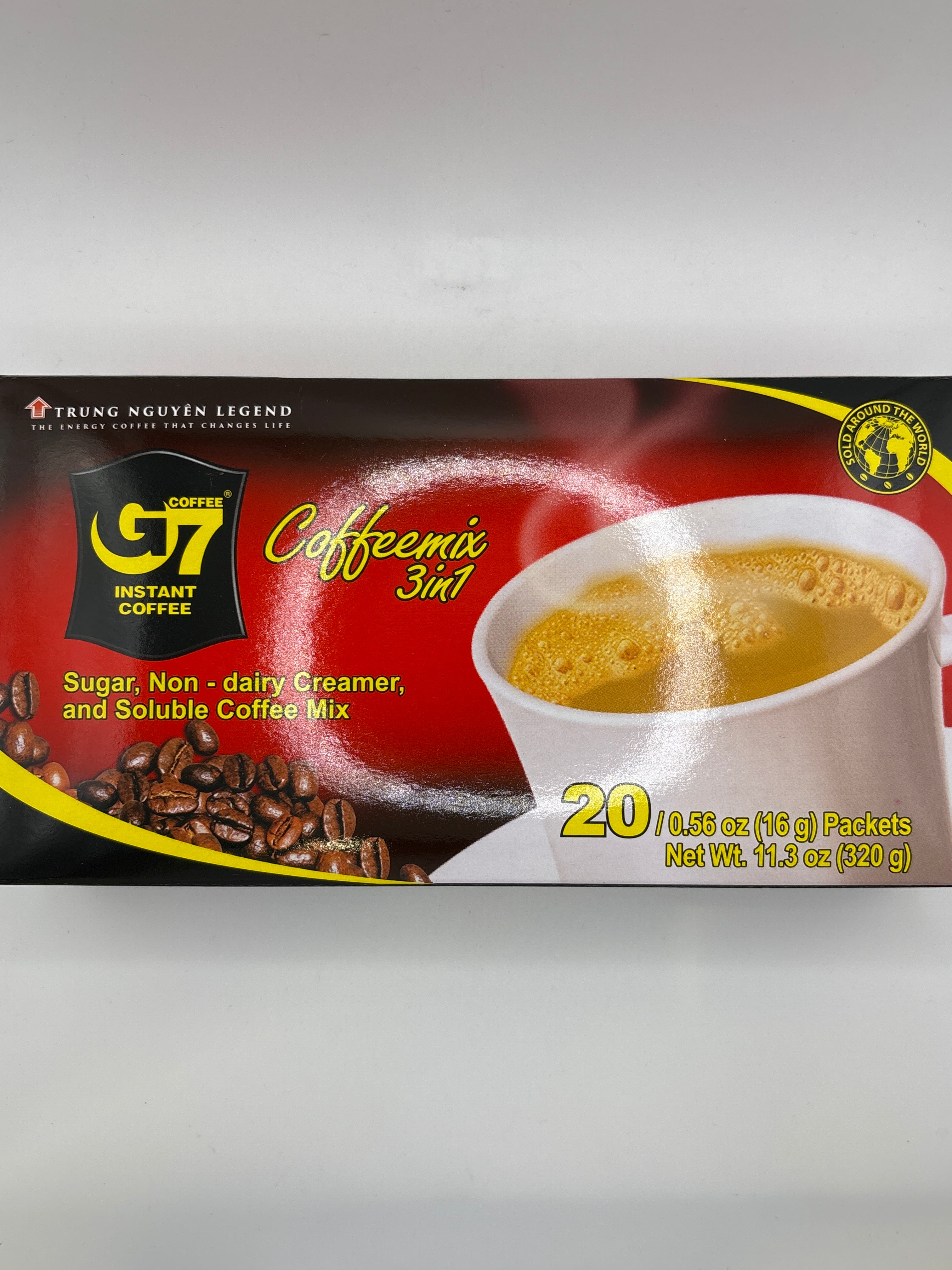 G7-3 in 1 Instant Coffee Box-20 Sachets 320g