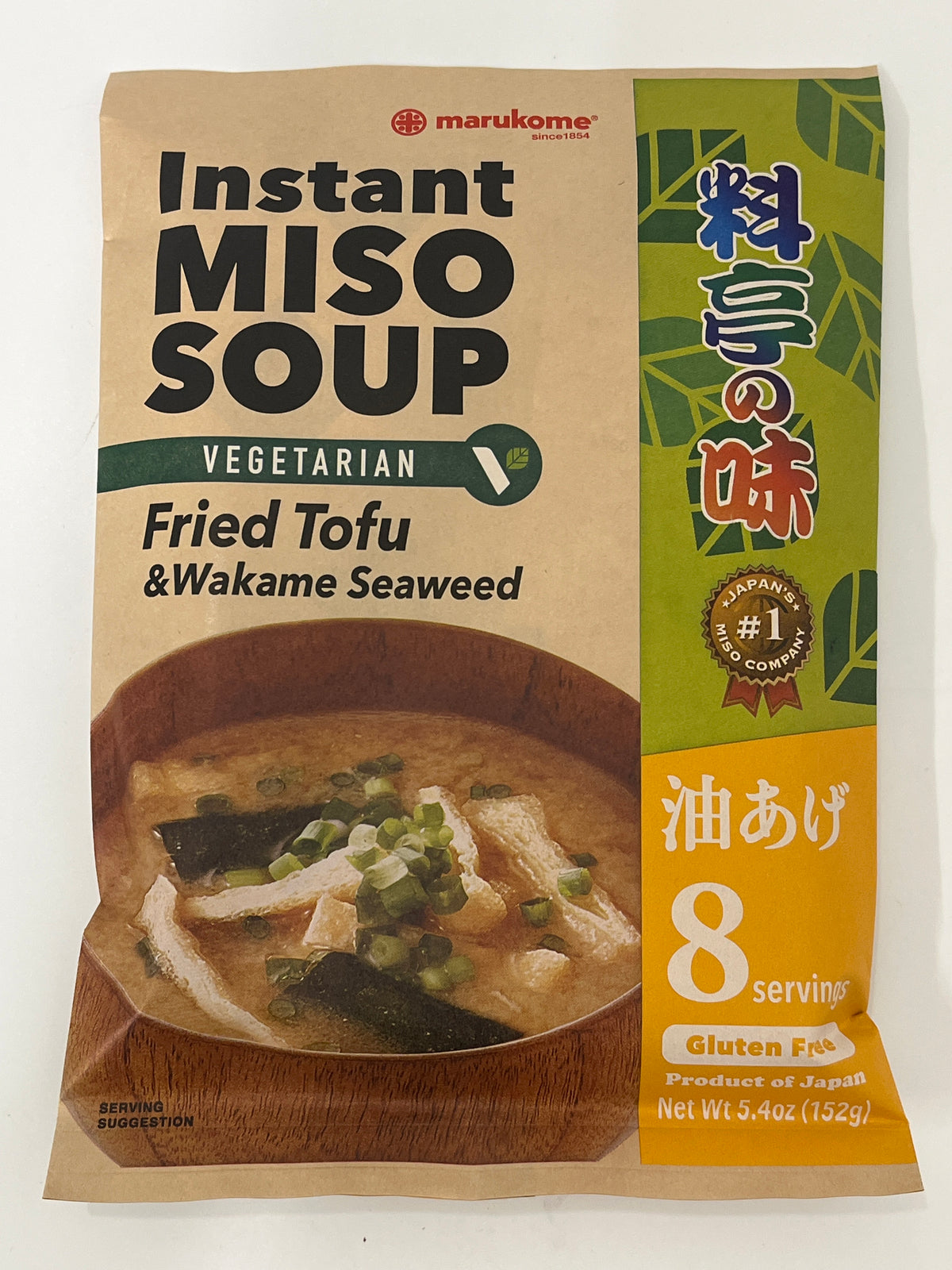 Marukome Veg Miso Soup -Fried Tofu 152g