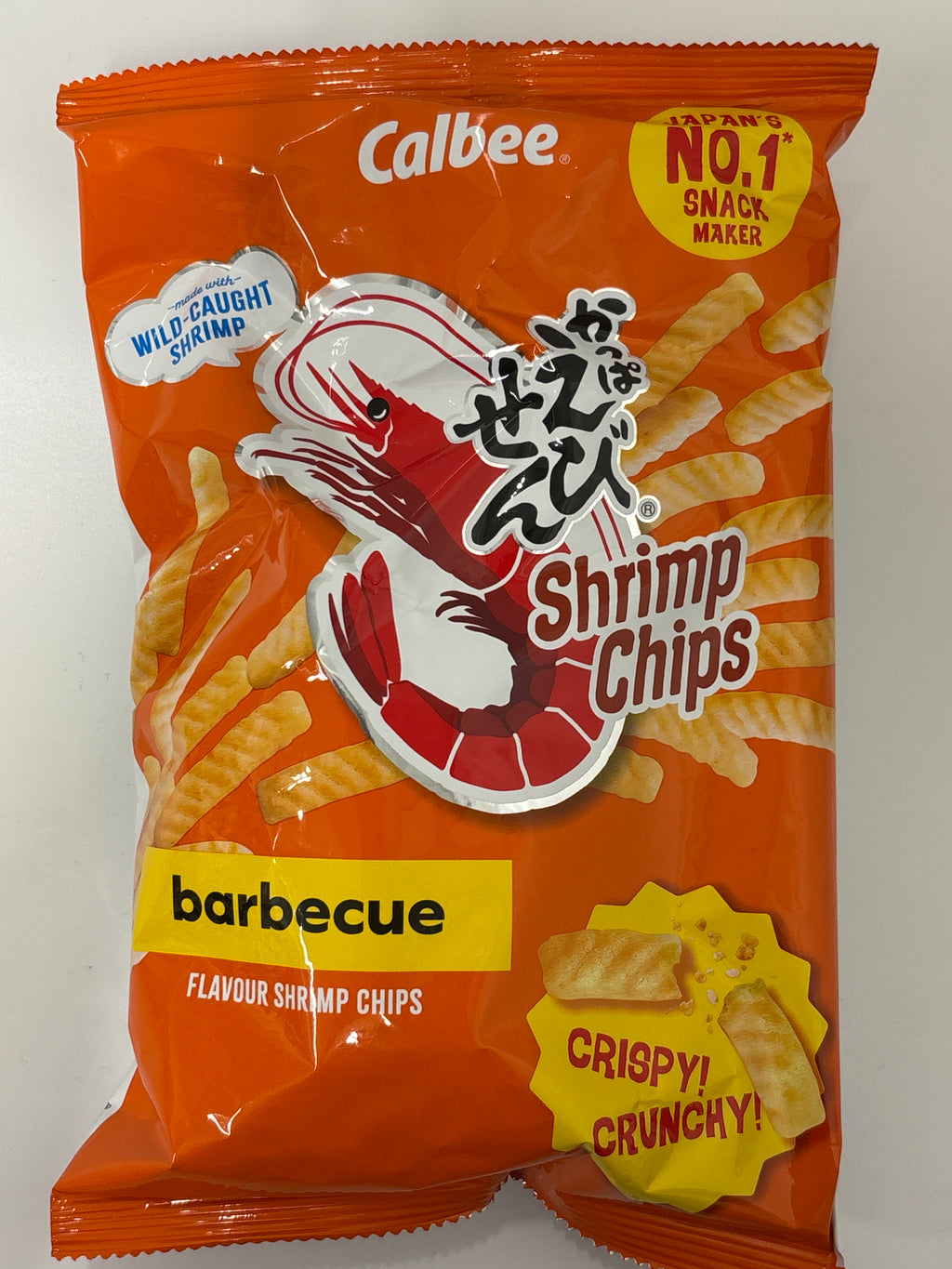 Calbee Prawn Crackers BBQ 90g