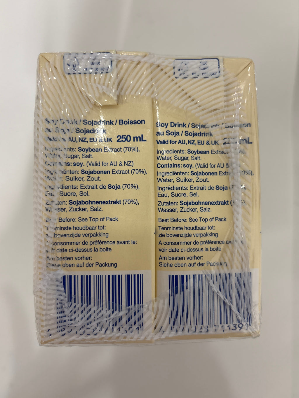 Vitasoy Regular Soy Bean Drink 250ml x 6