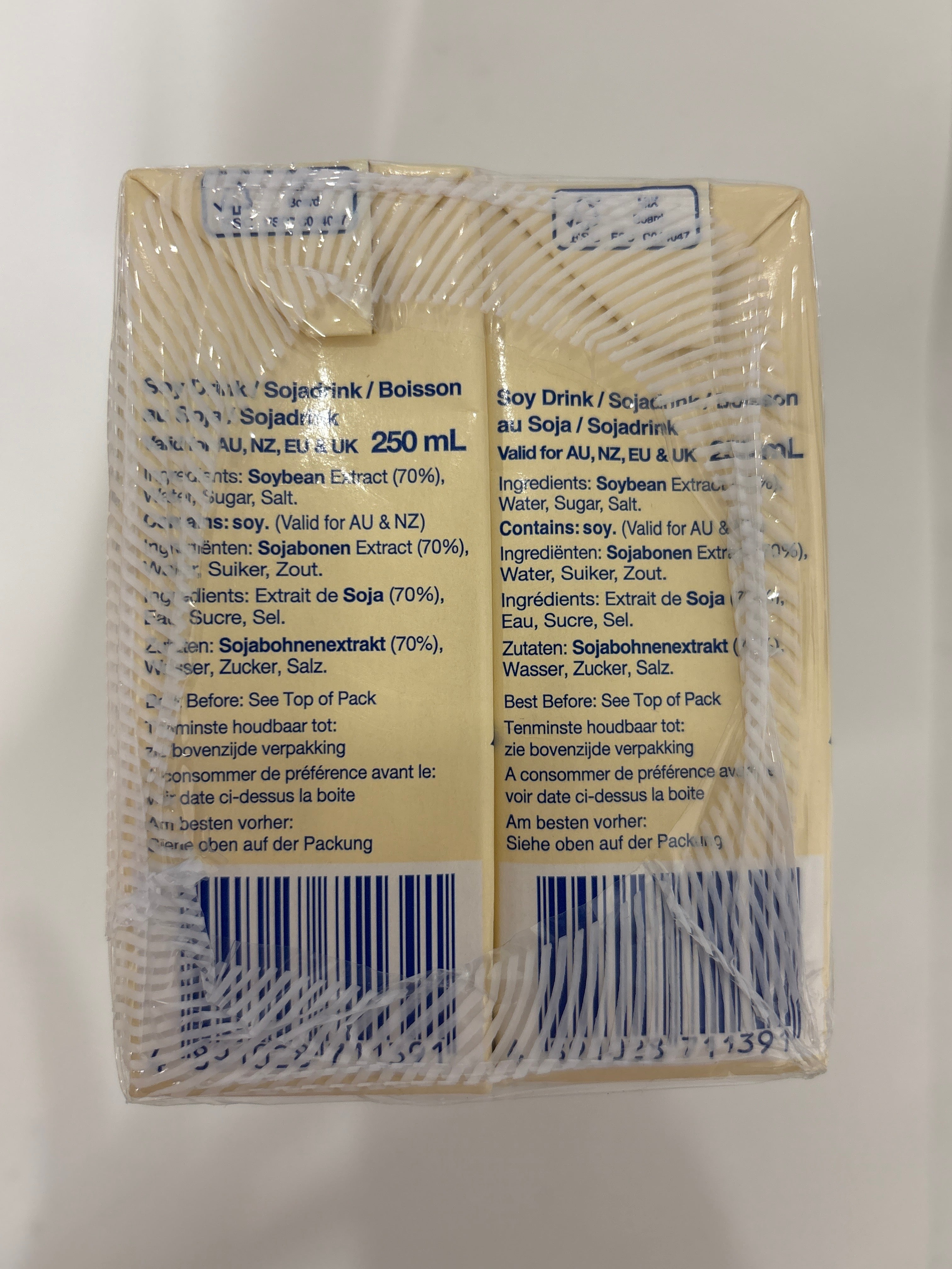 Vitasoy Regular Soy Bean Drink 250ml x 6