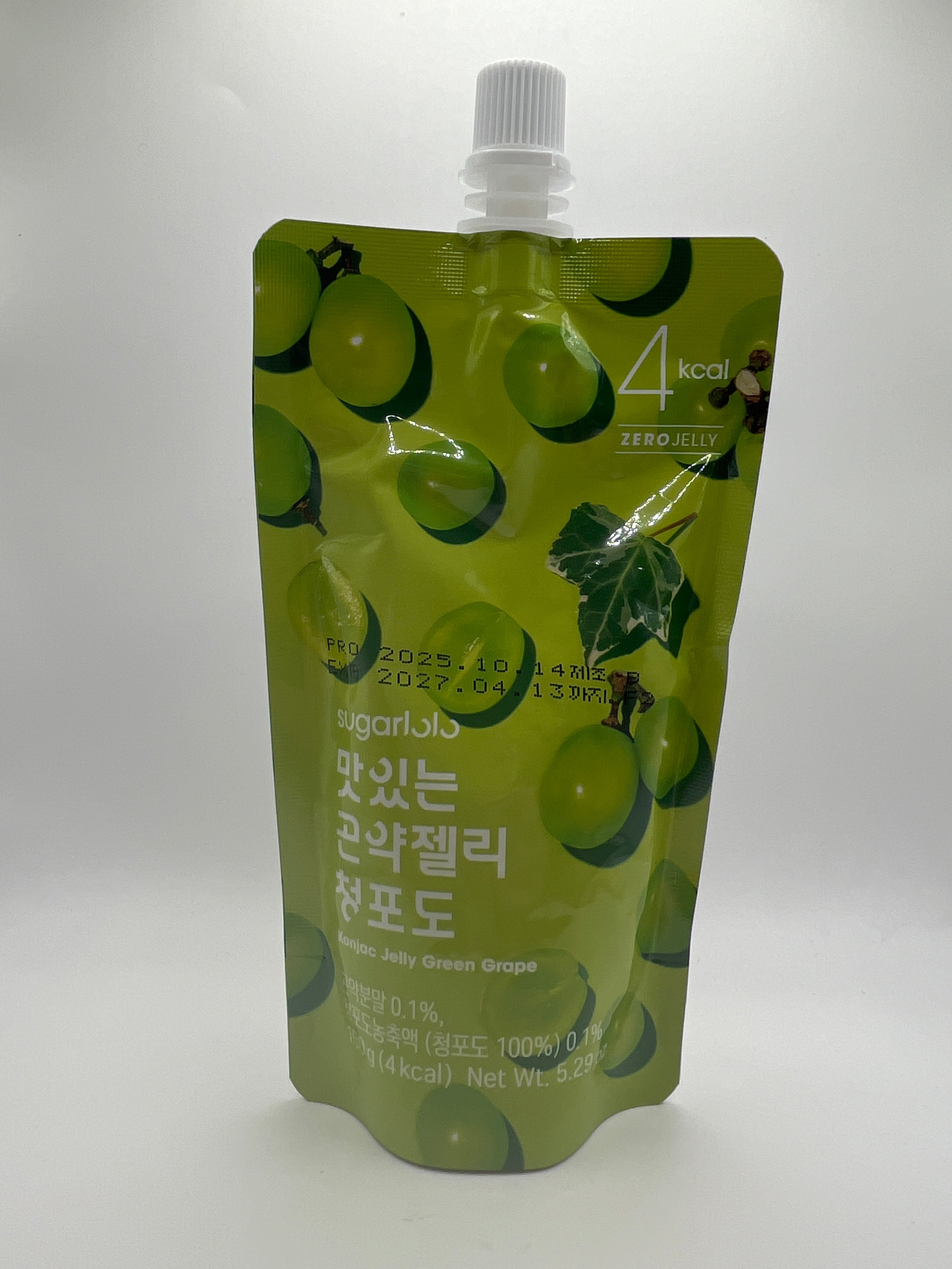 Sugarlolo Konjac Jelly (Green Grape Flavour) 150g