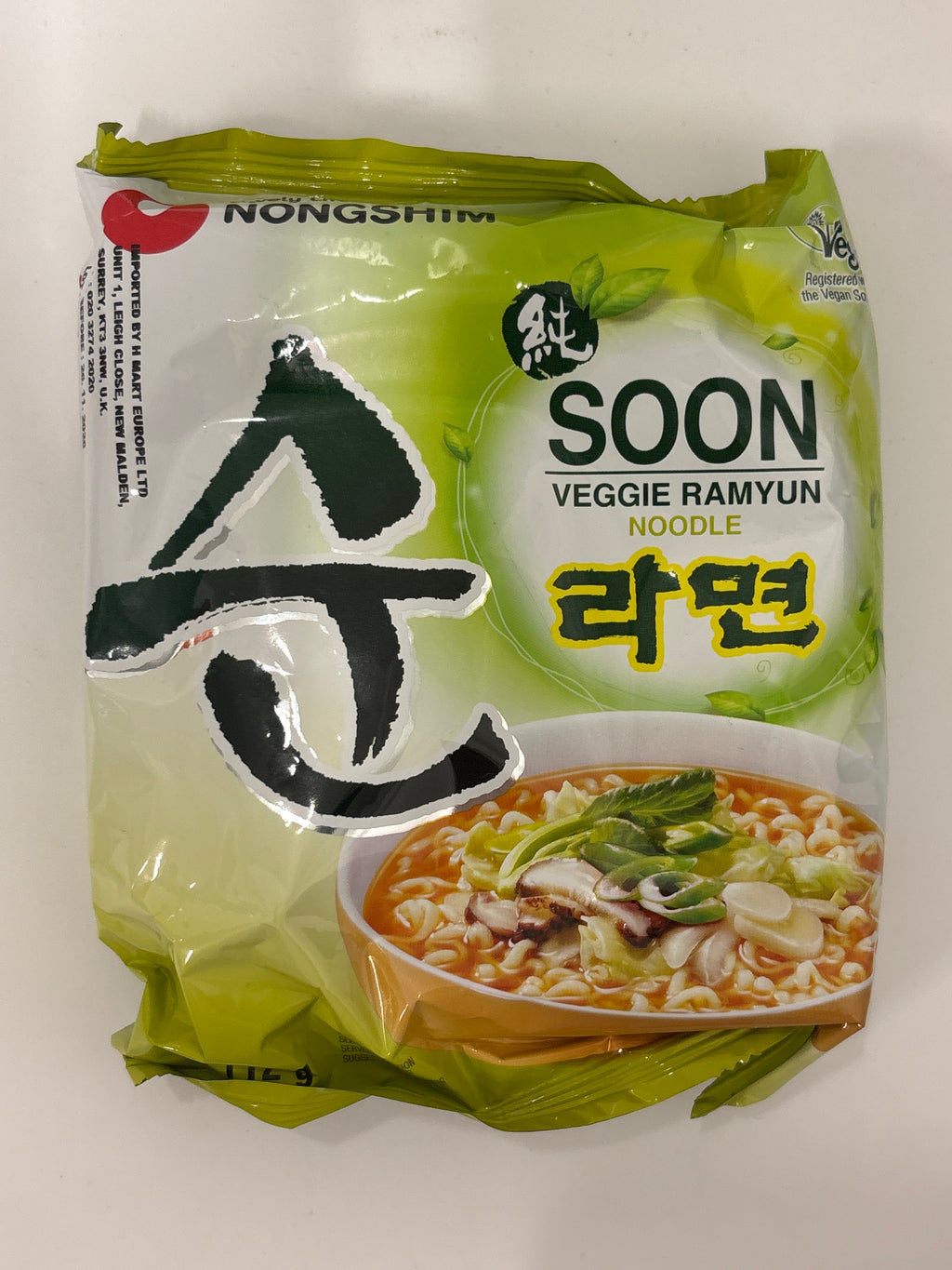 農心素食拉麵112克