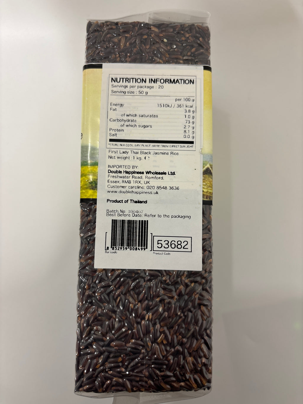 First Lady Black Jasmine Rice 1kg