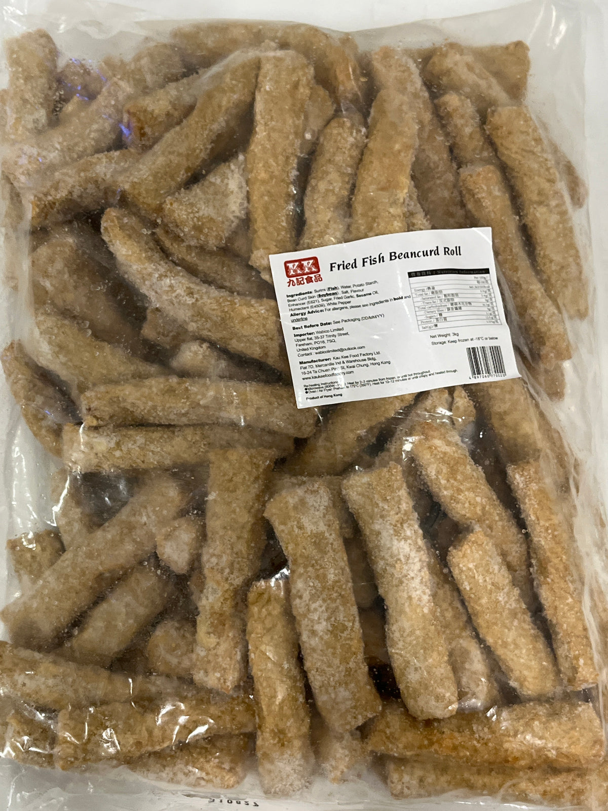 Kau Kee Fish Spring Roll 3kg (Frozen)
