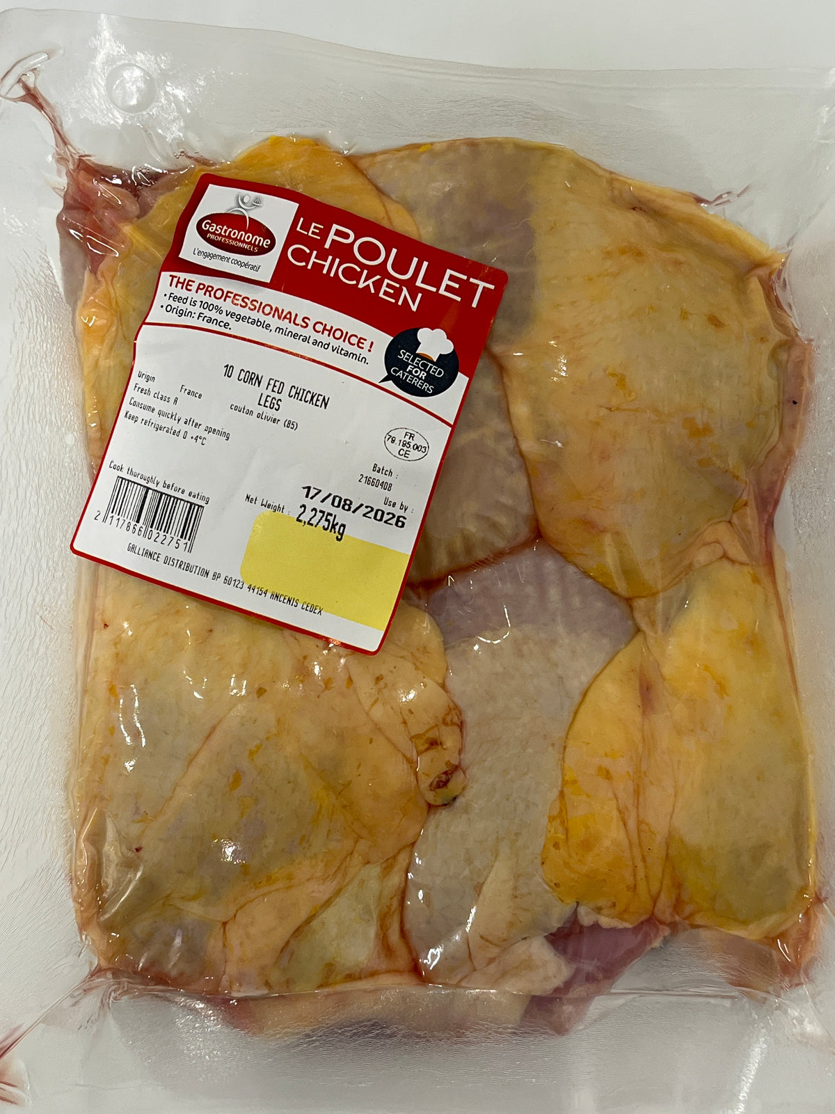 Fresh CornFed Chicken Leg (About 10 pieces) (Chilled)