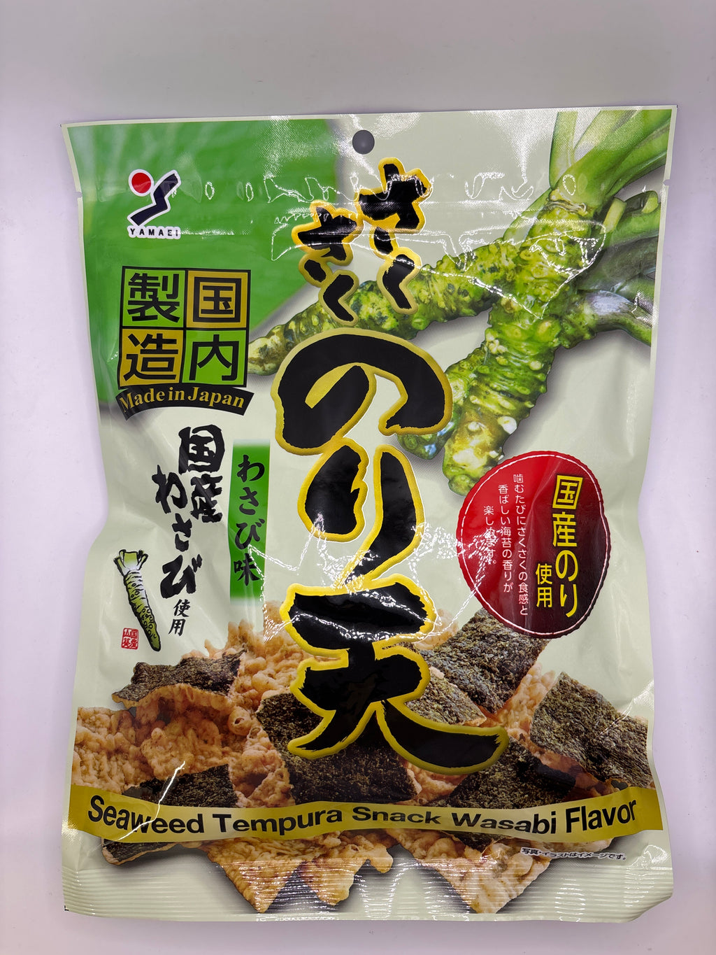 YAMAEI 芥末風味海苔脆片 70公克