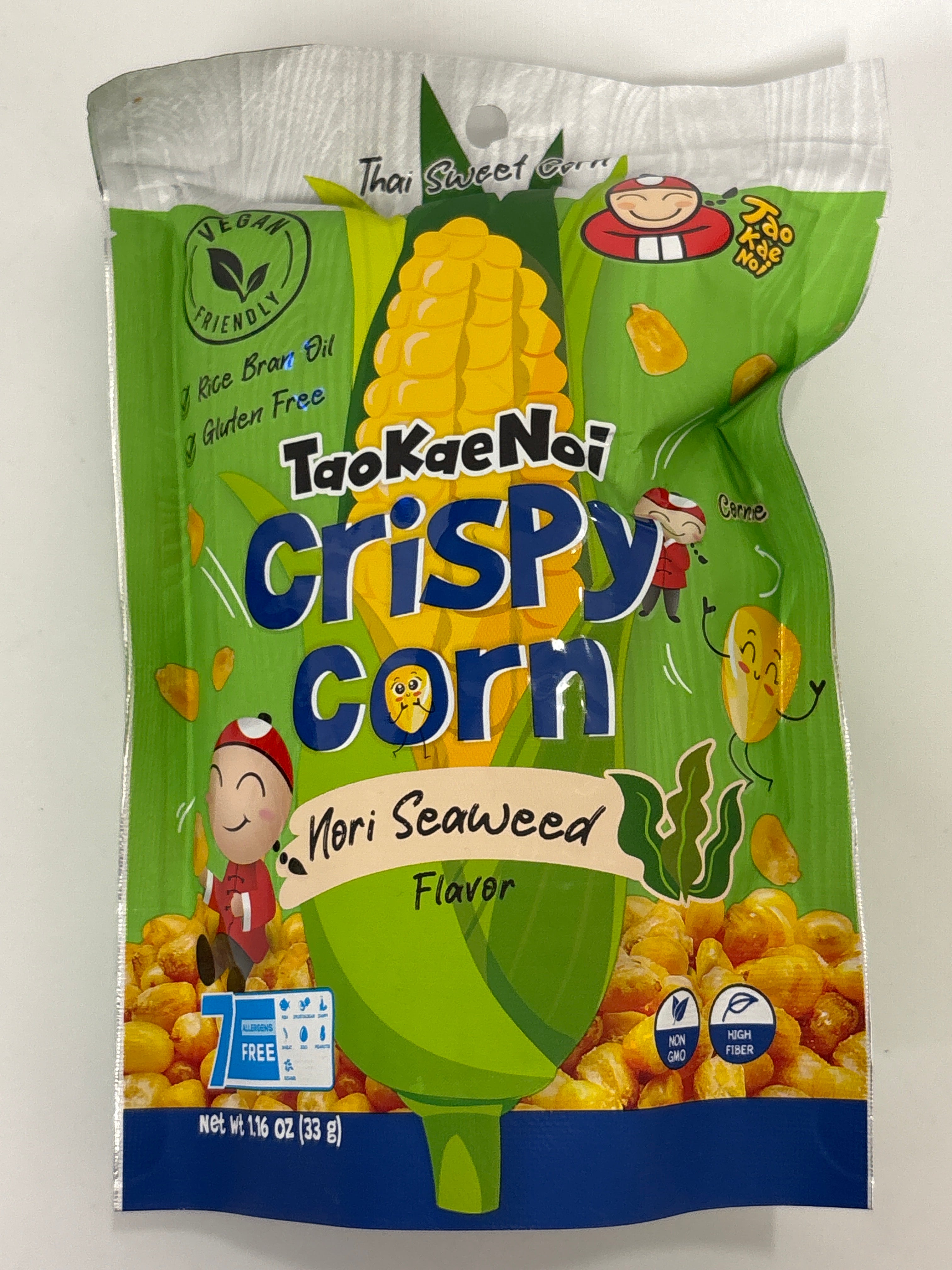 TAOKAENOI Crispy Corn Nori Seaweed Flavour 33g