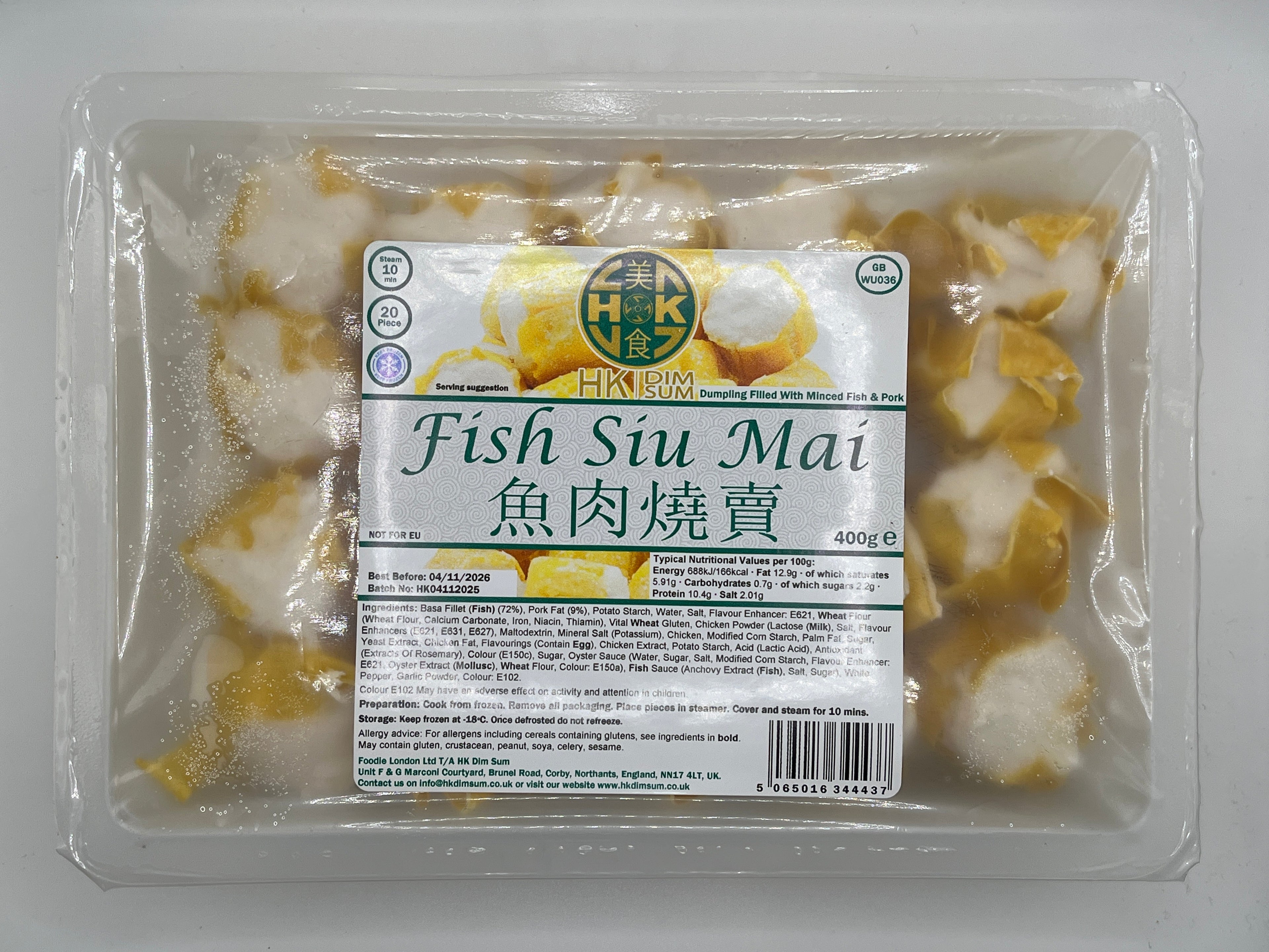 香港點心魚肉燒賣 400克