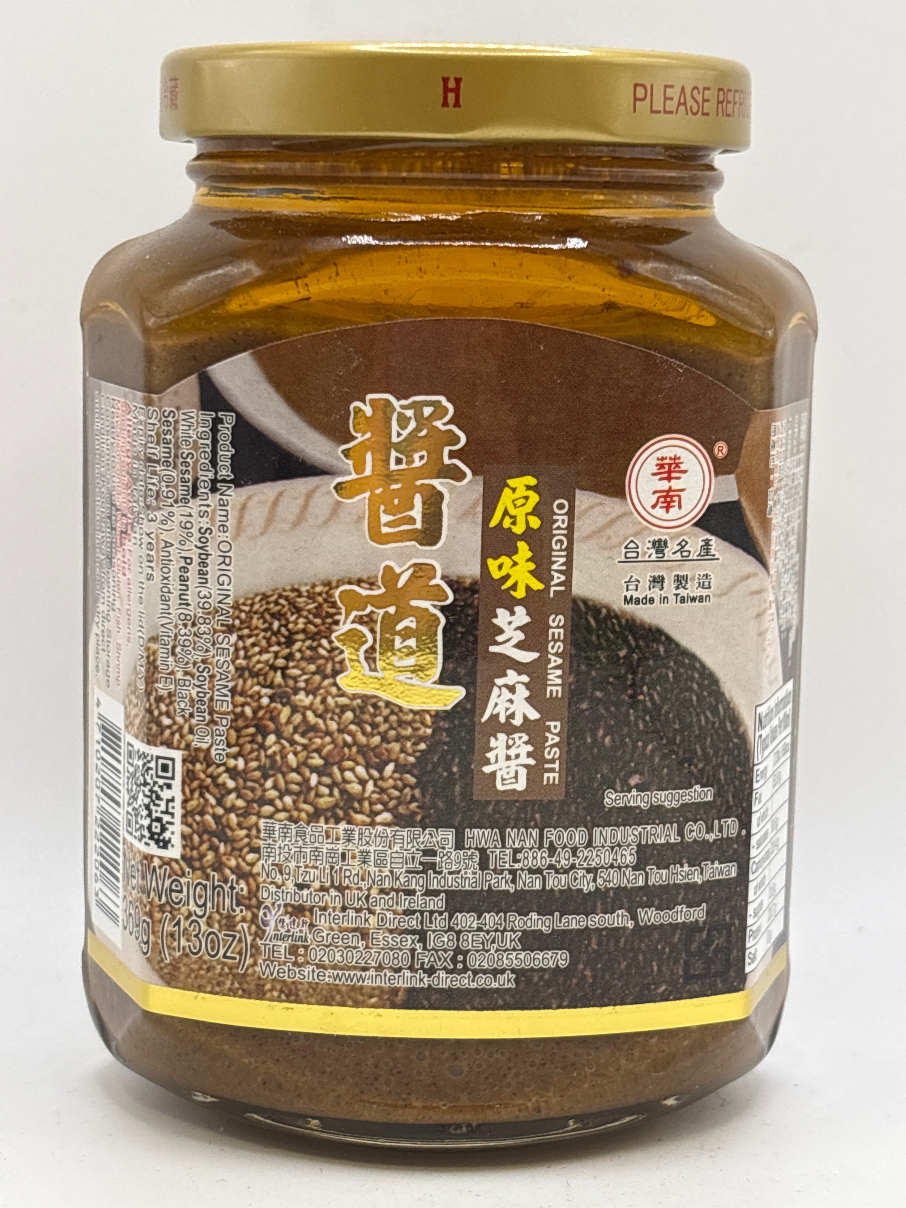 宏諾芝麻醬 369克