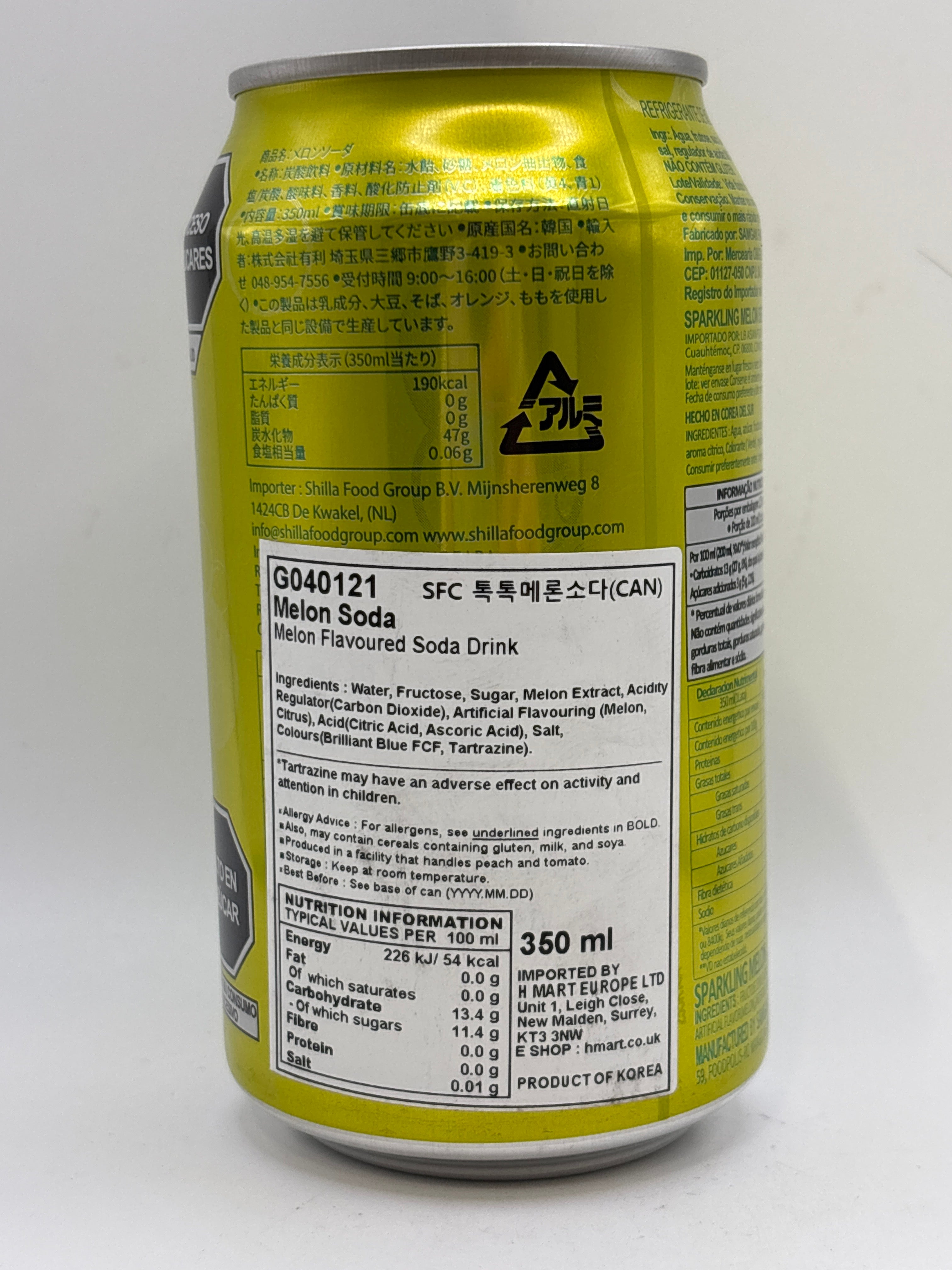 SFC Melon Flavour Soda 350ML