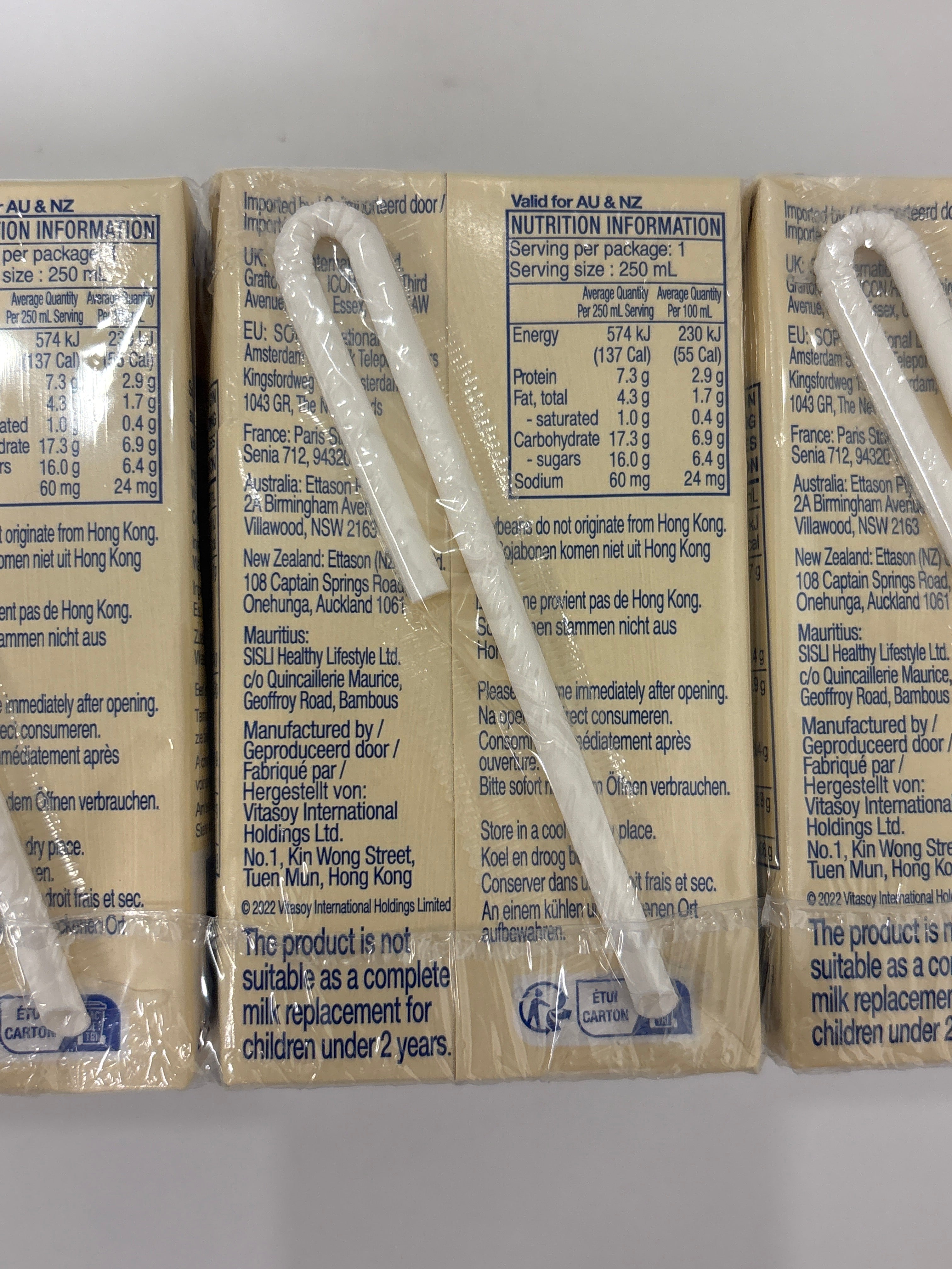 Vitasoy Regular Soy Bean Drink 250ml x 6