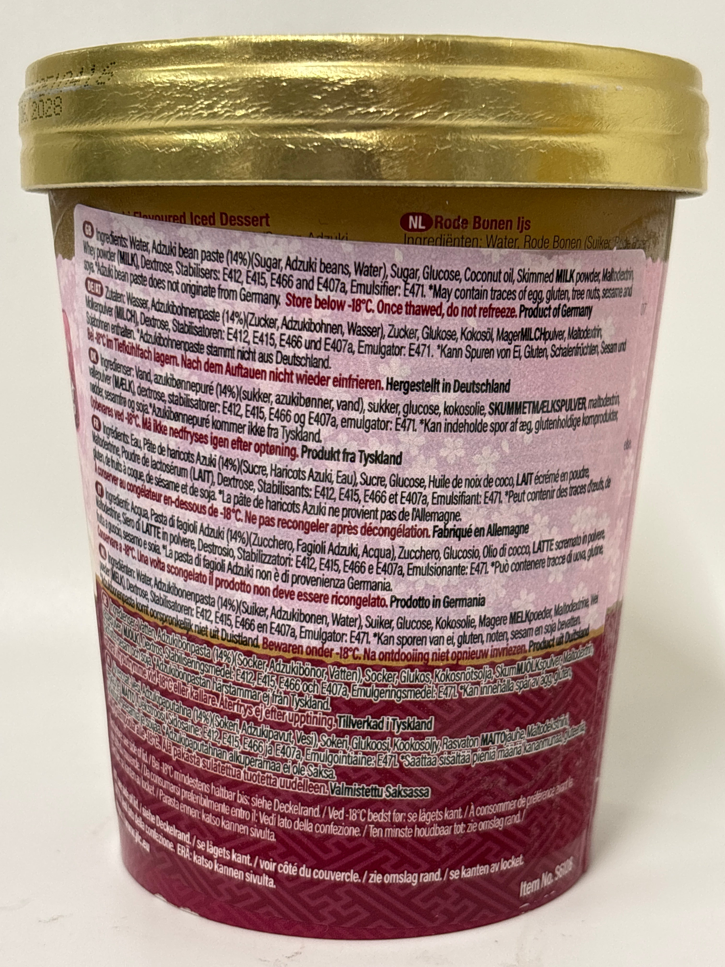 JFC Ogura Ice Cream 500ml (Frozen)