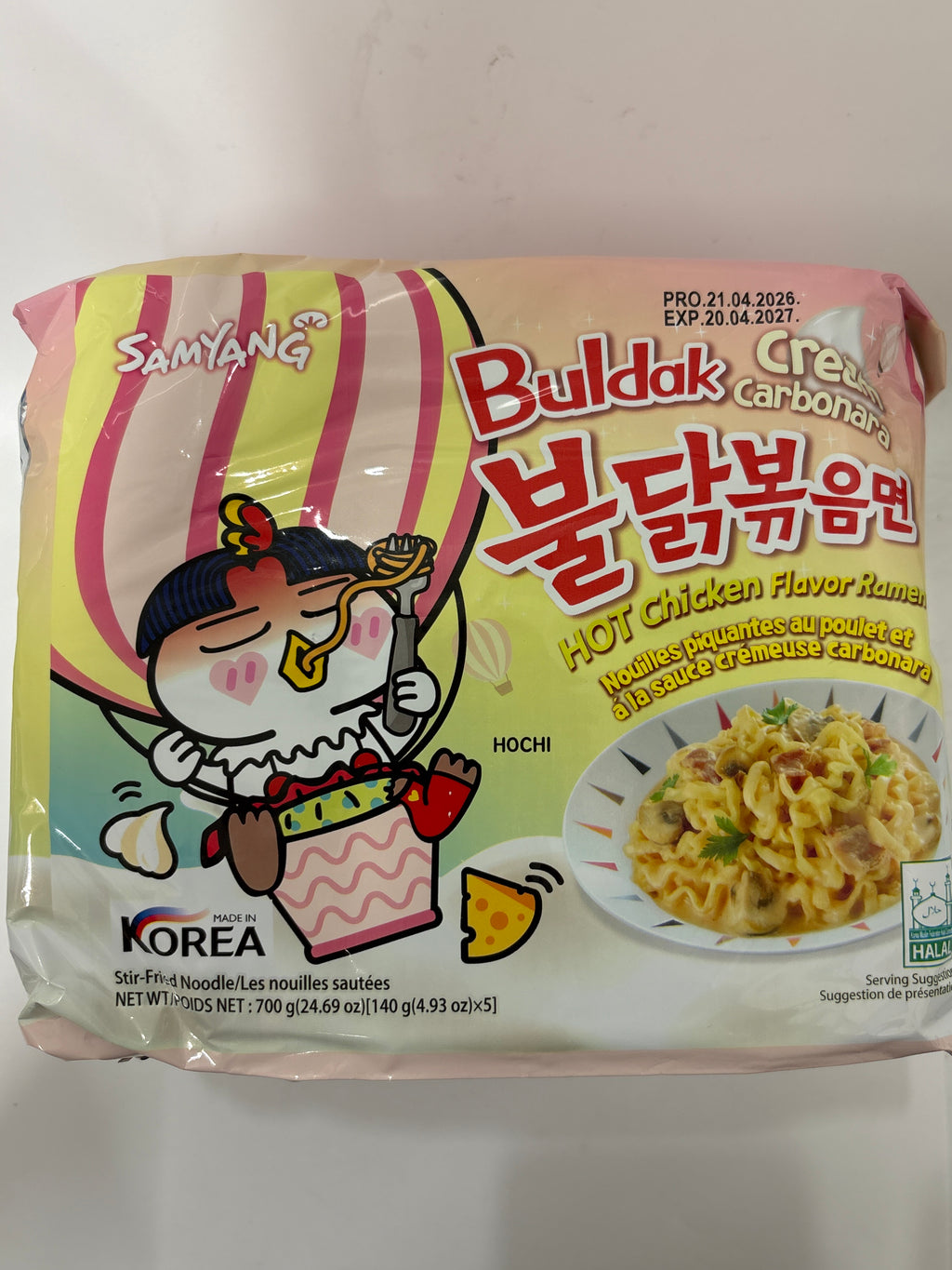 Samyang Hot Chicken Ramen - Creamy Carbonara 140g
