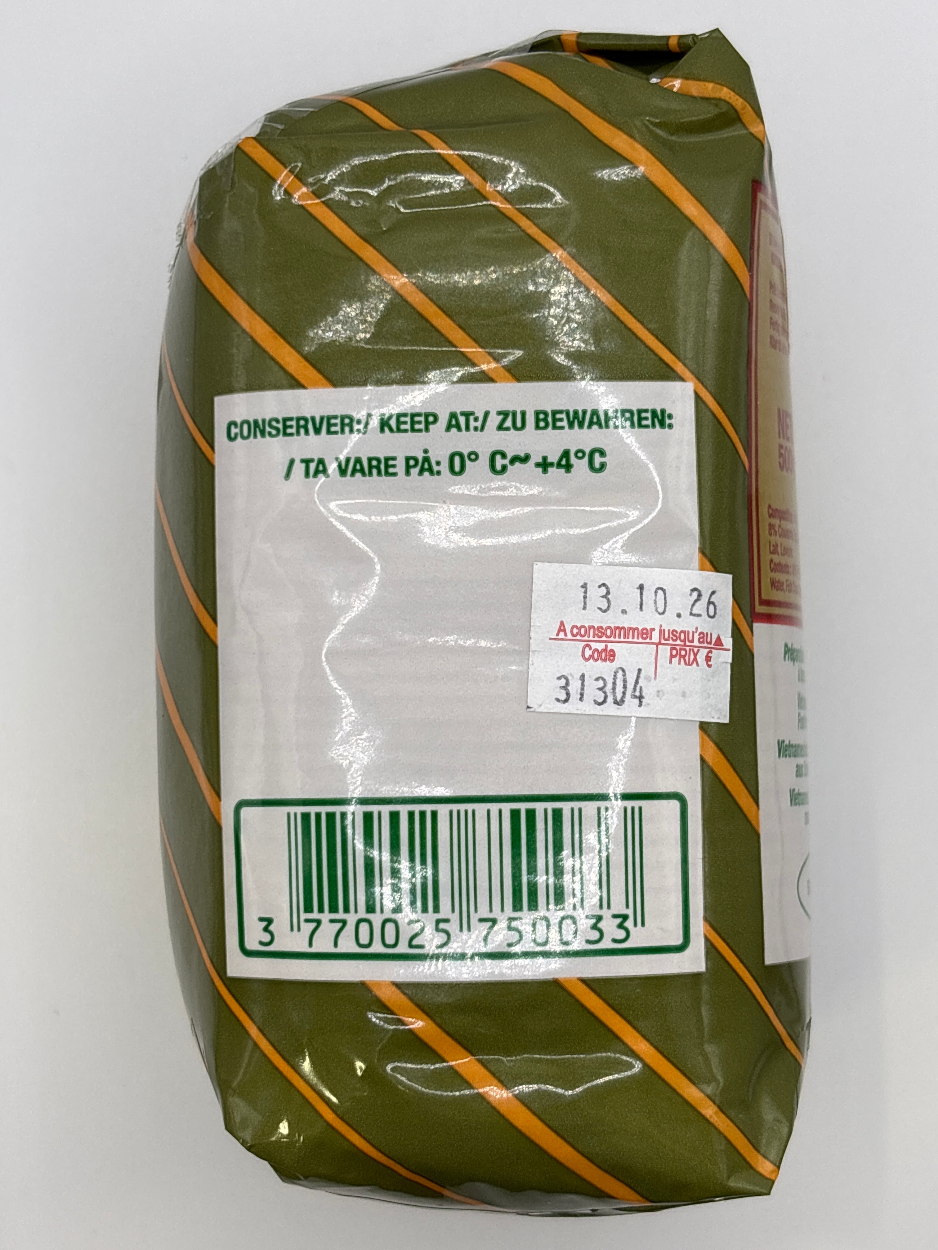 VIET HUNG Pork Roll with Pork Skin /Gio Bi So 1 500g (Chilled)