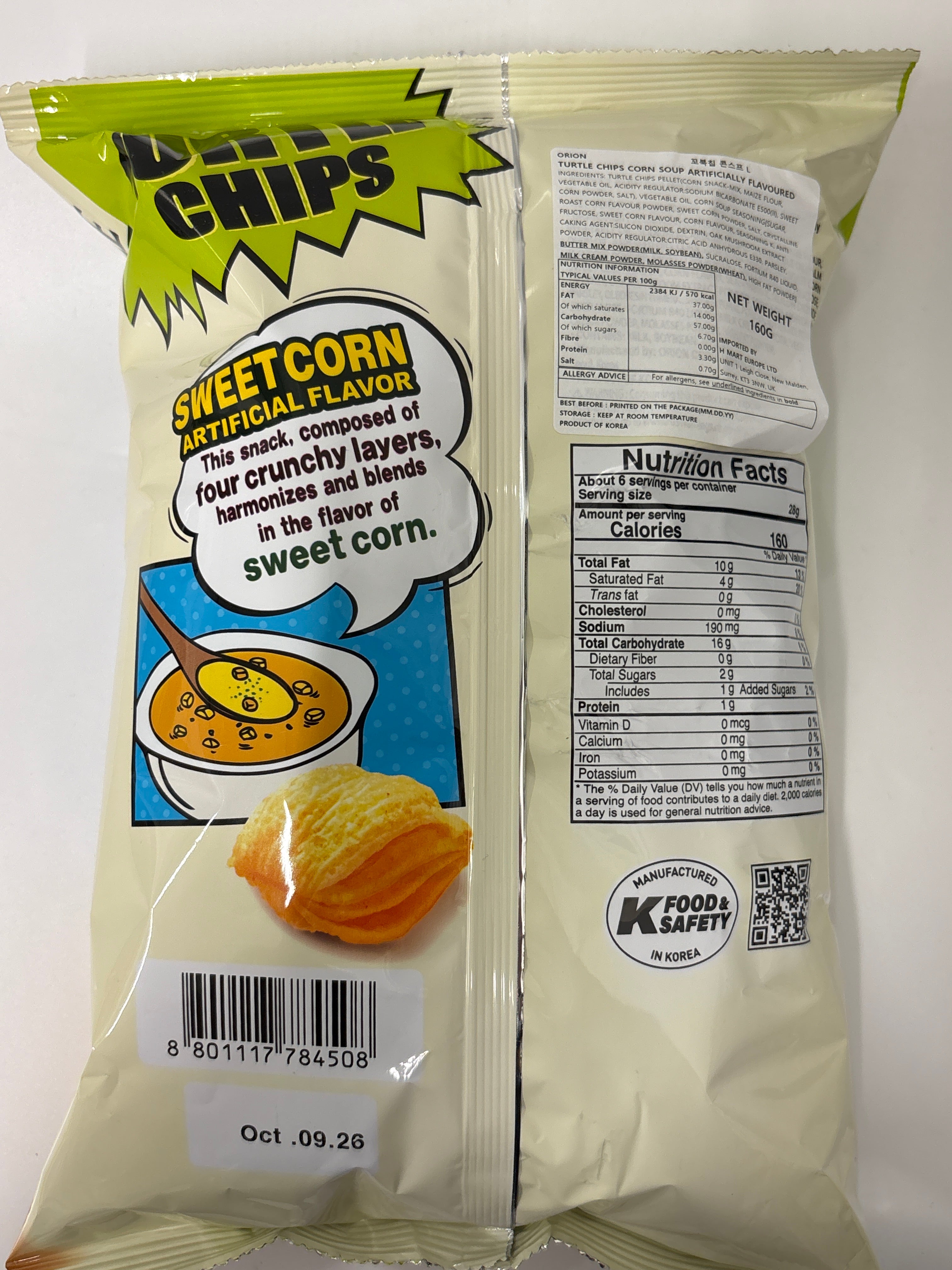 Orion Corn Soup Flavour 160G