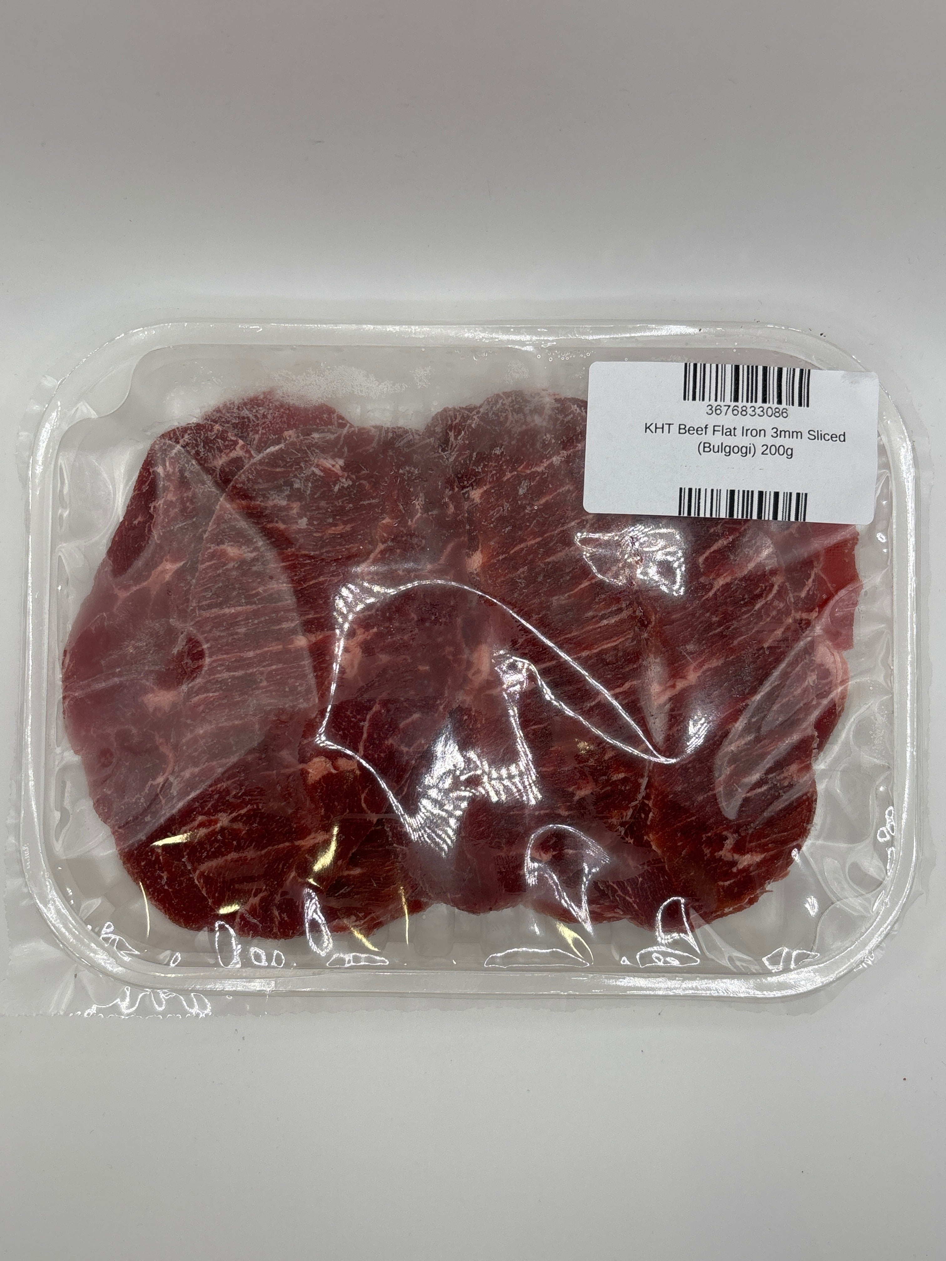KHT Beef Flat Iron 3mm Sliced (Bulgogi) 200g (Frozen)