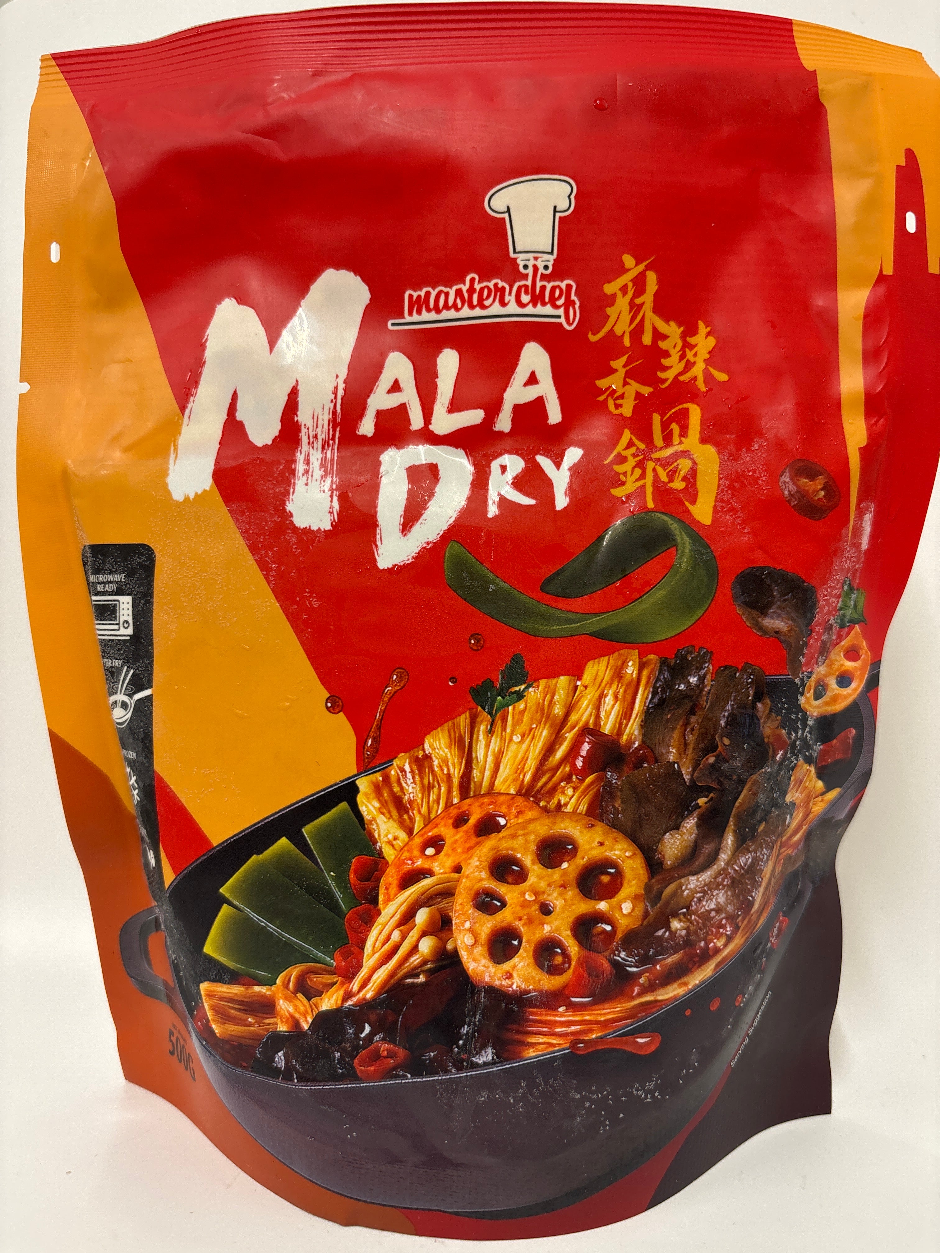Master Chef Mala Dry Stir Fry with Mixed Vegetable 500g (Frozen)