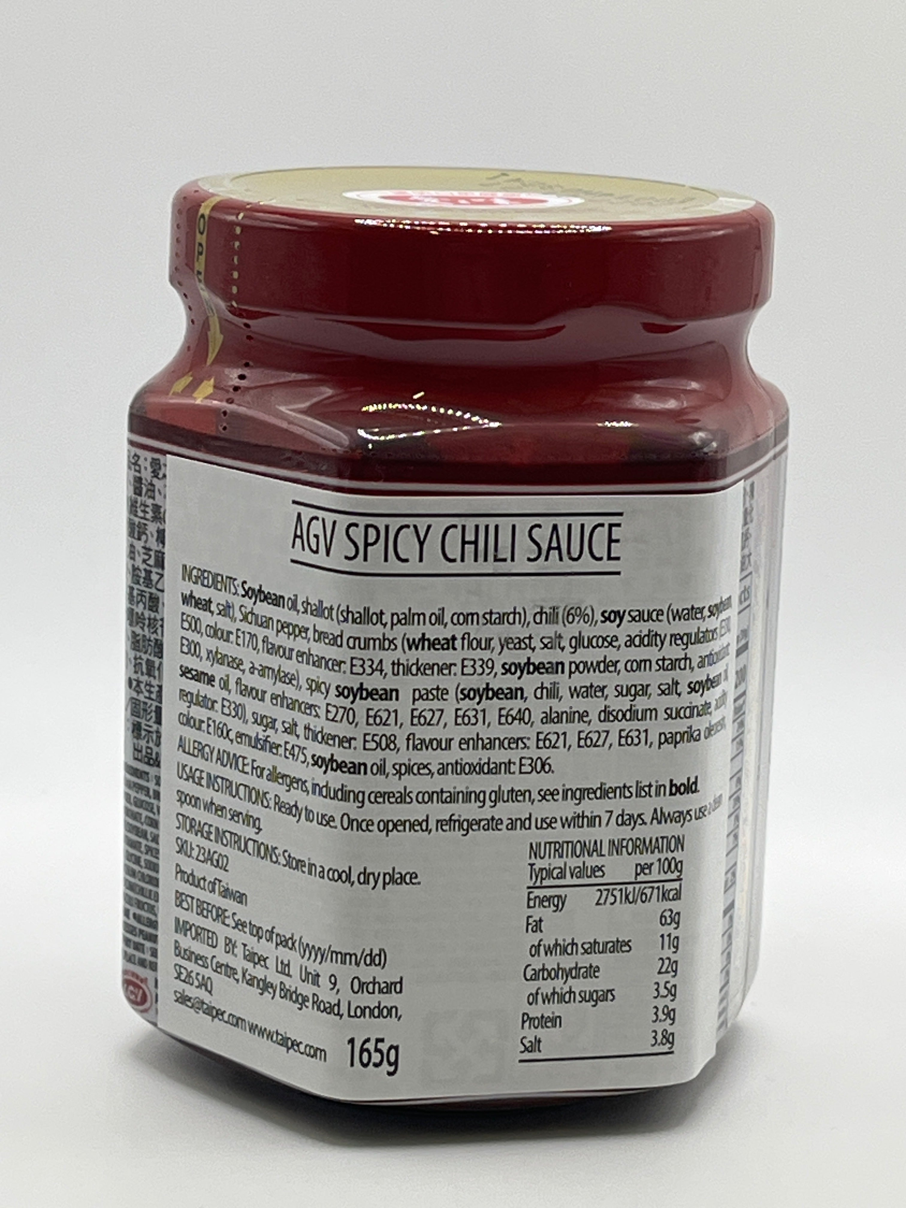 AGV - Spicy Chilli Sauce 165g