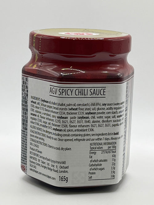 AGV - Spicy Chilli Sauce 165g