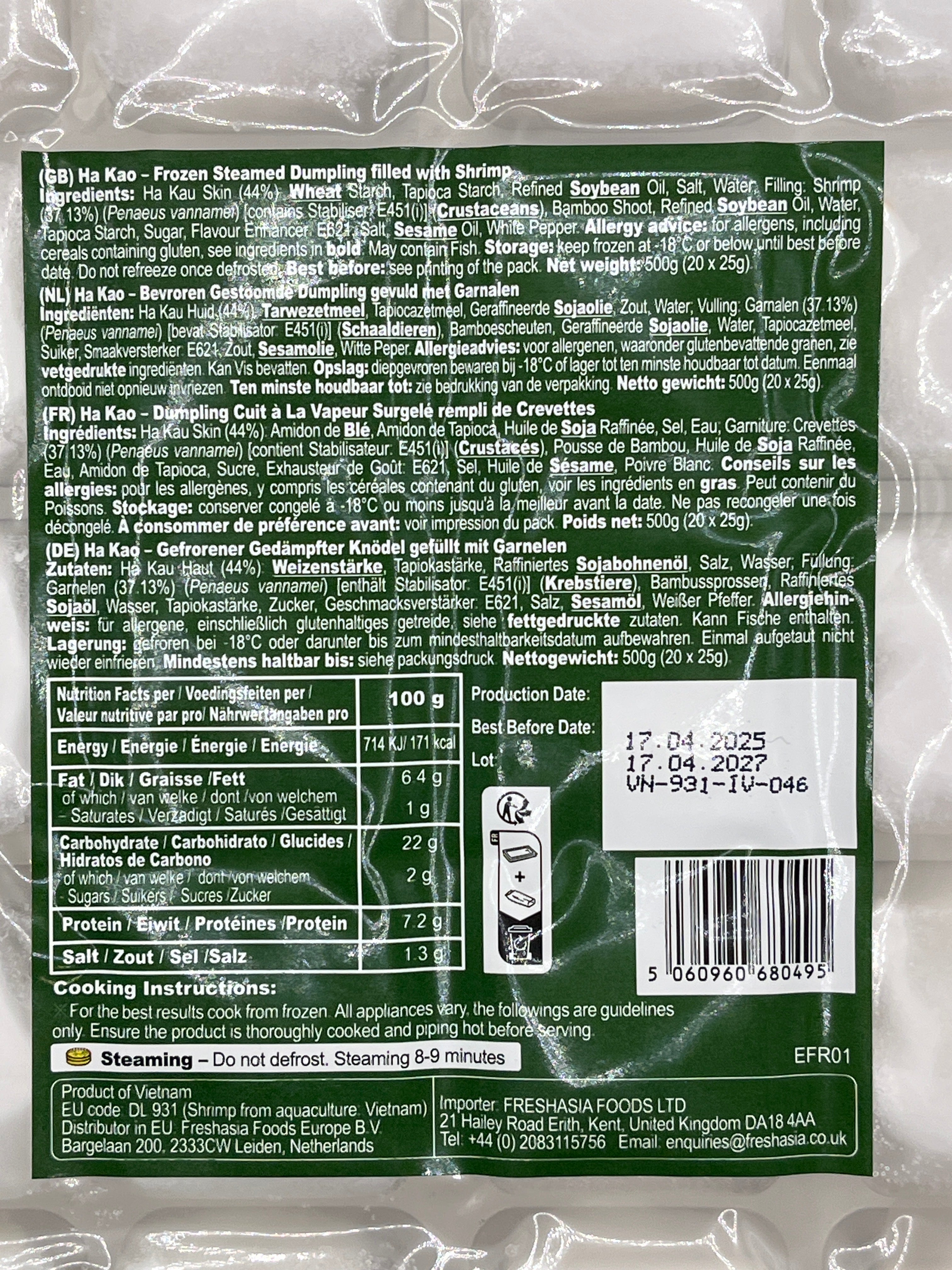 FreshAsia Ha Kau 500g