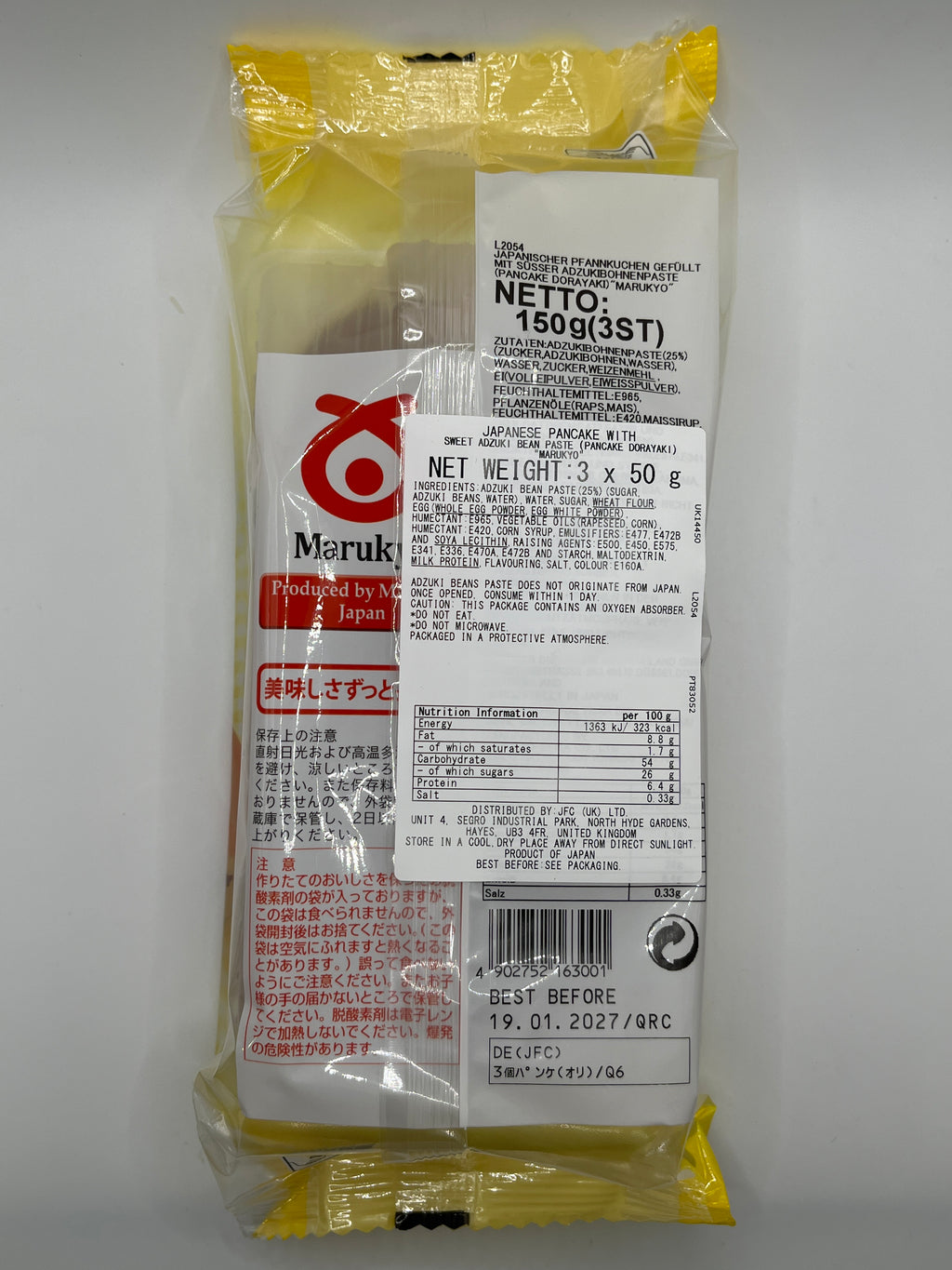 Marukyo Pancake Dorayaki Original 152g