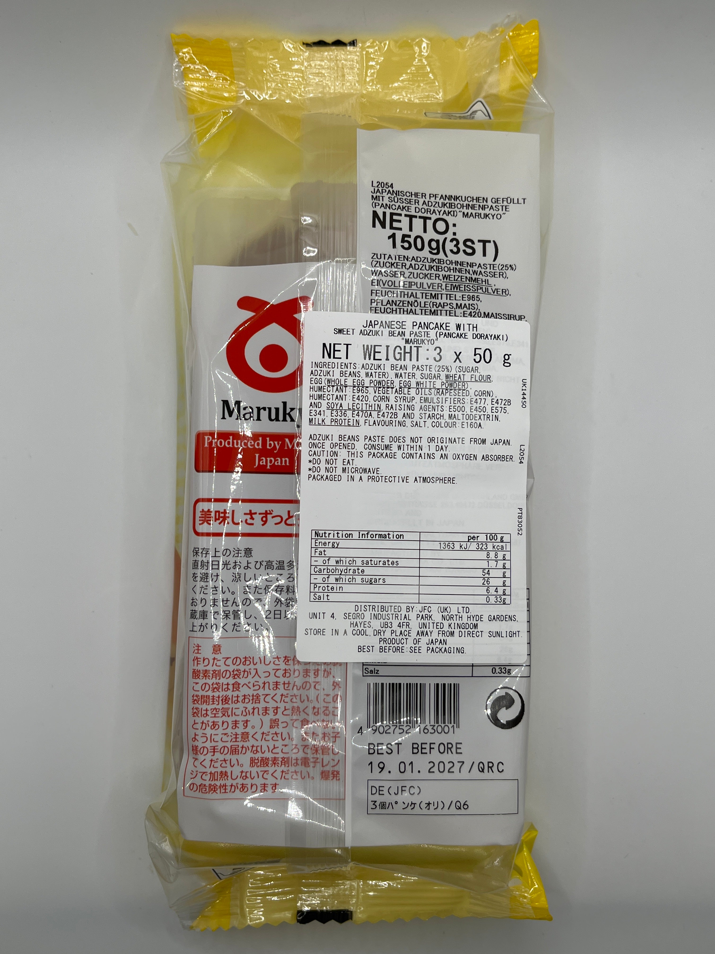 Marukyo Pancake Dorayaki Original 152g
