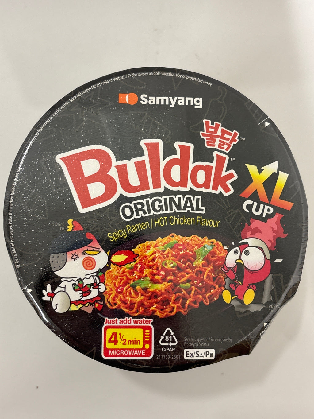 三養辣雞麵（原味）特大碗裝 130克