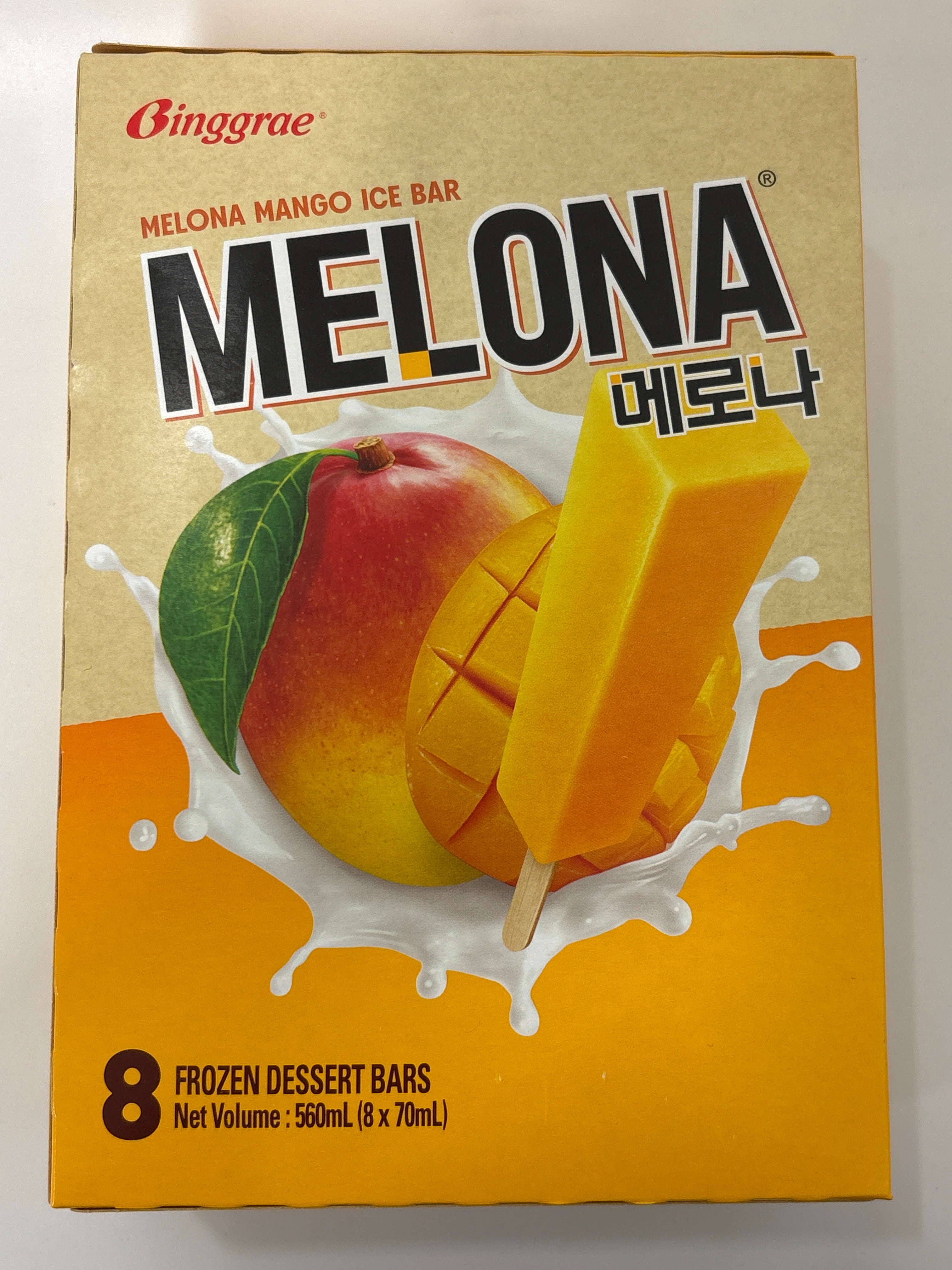 Binggrae Melona (Mango) 70ml x 8 (Frozen)