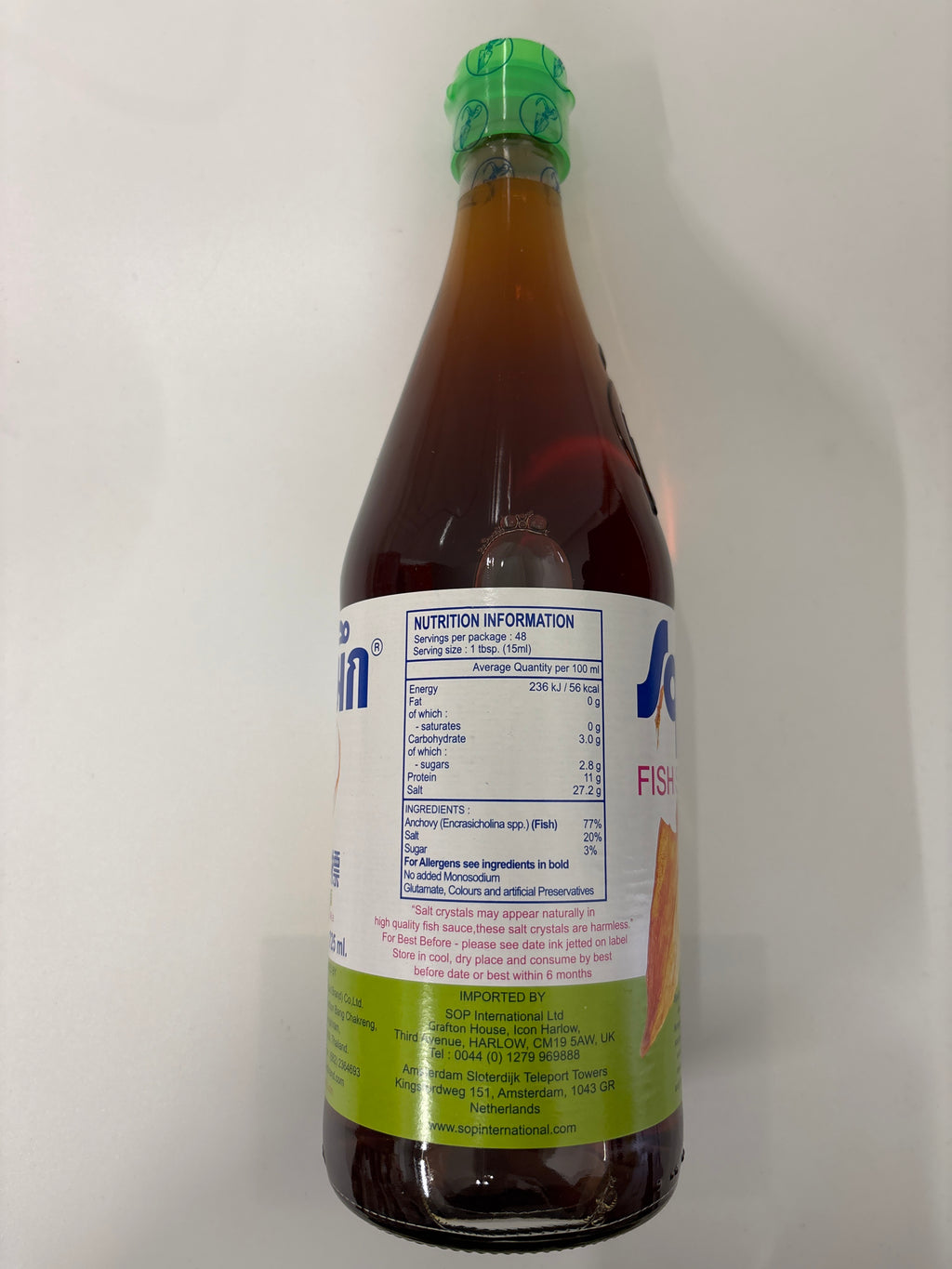 墨魚牌魚露 725毫升