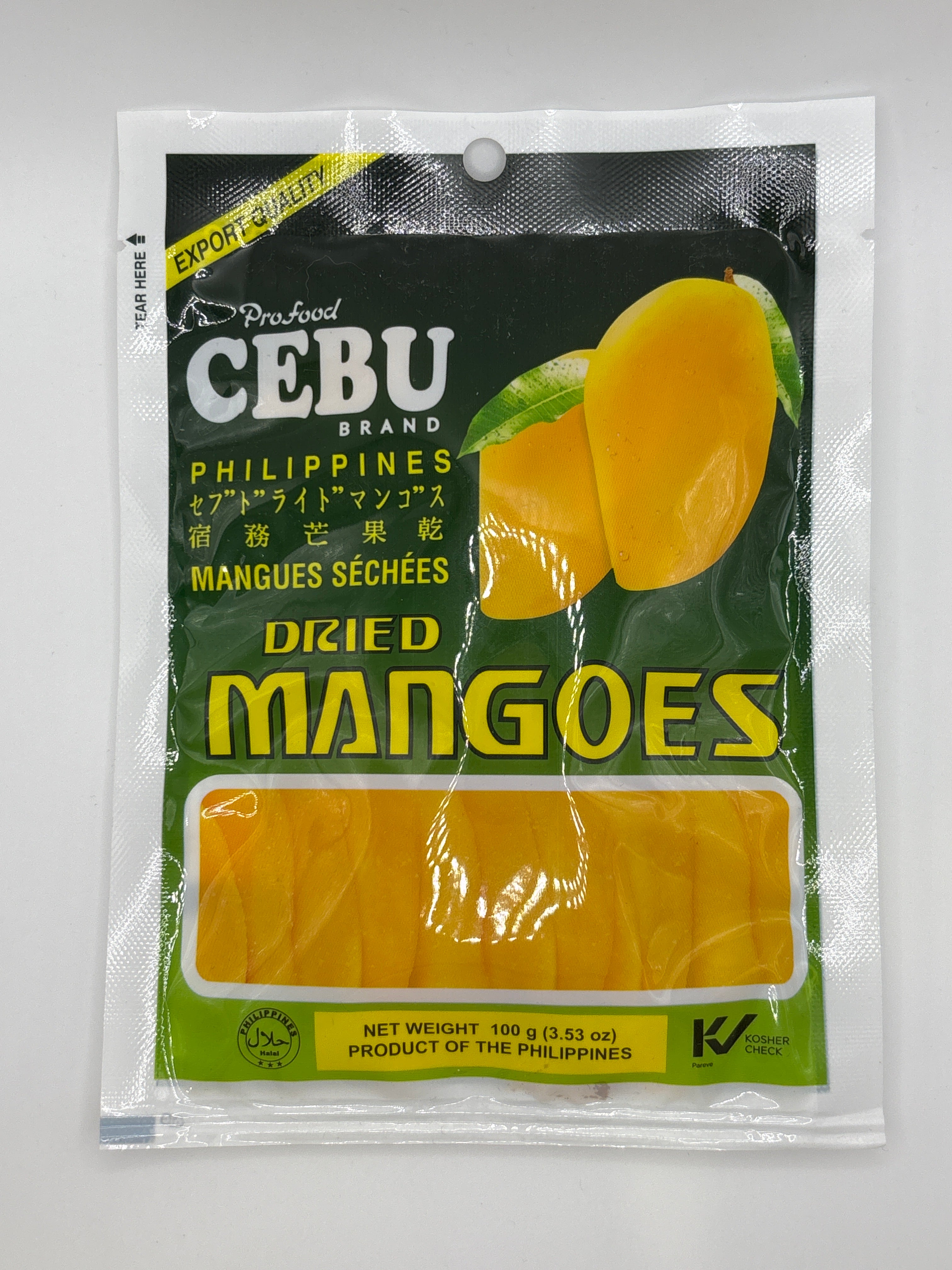 CEBU Dried Mangoes 100g