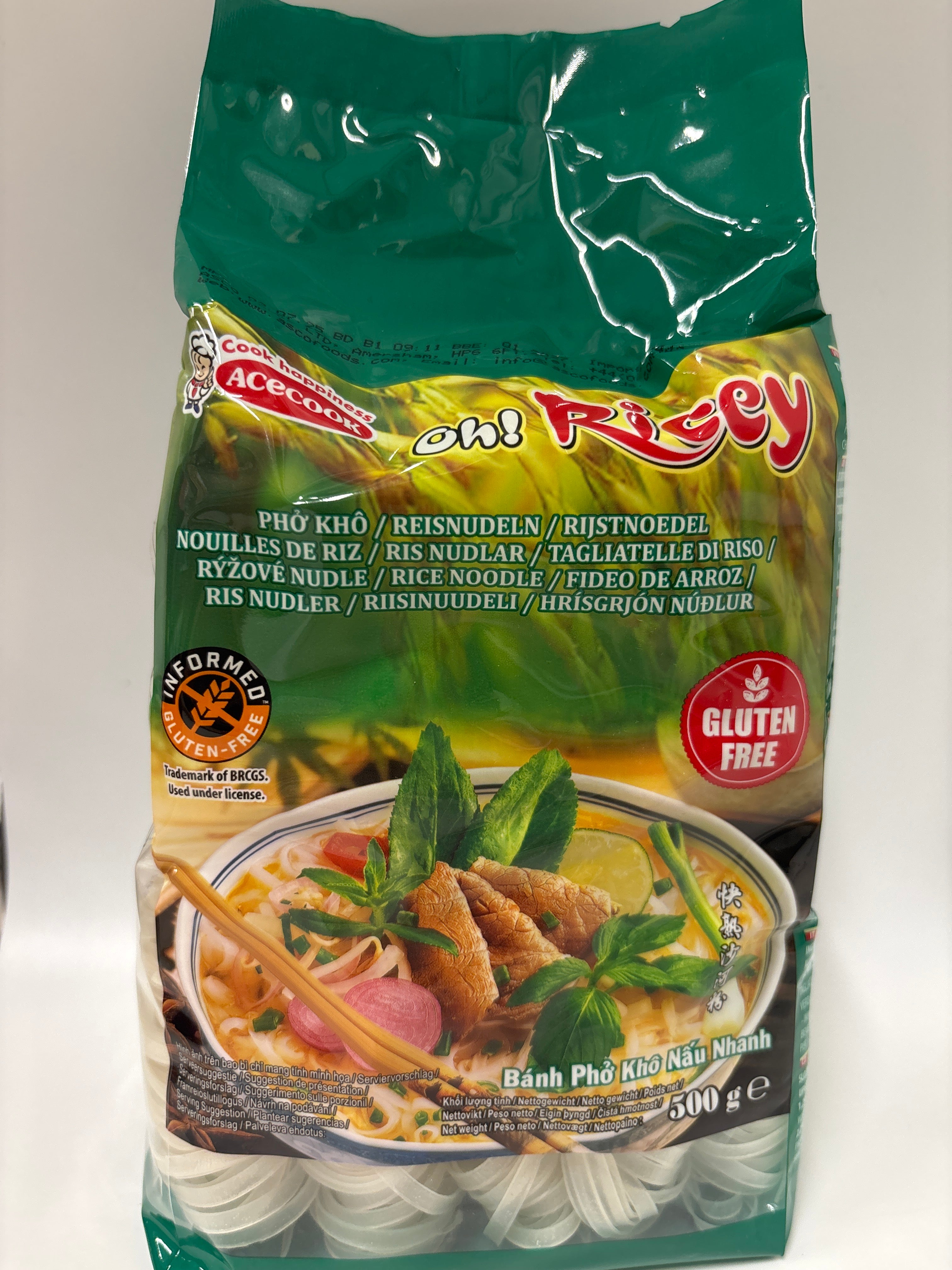 ACECOOK OH! RICEY Rice Noodle Banh Pho Kho Nau Nha