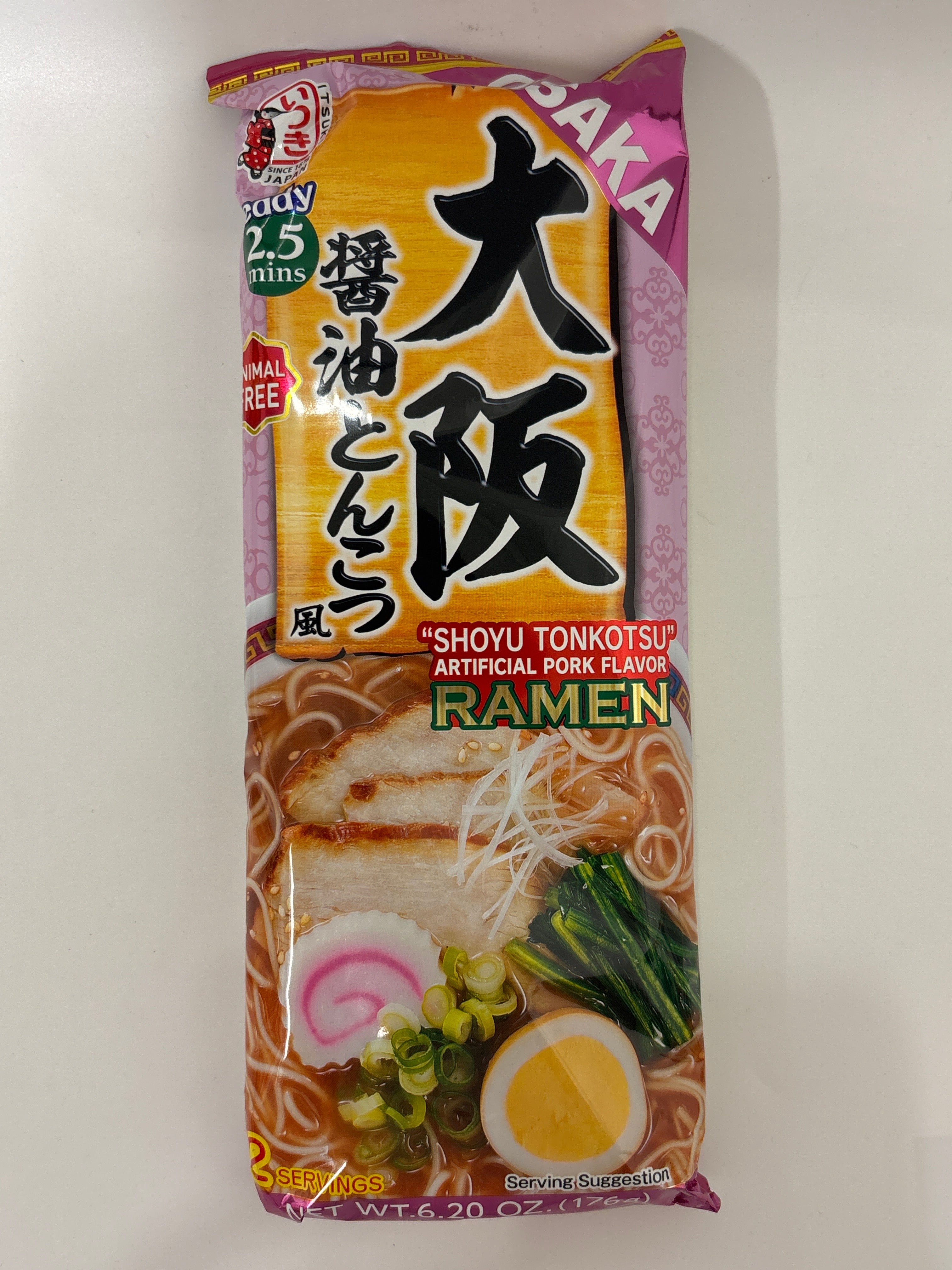 Itsuki Osaka Style Soy Sauce Tonkotsu Ramen 176g