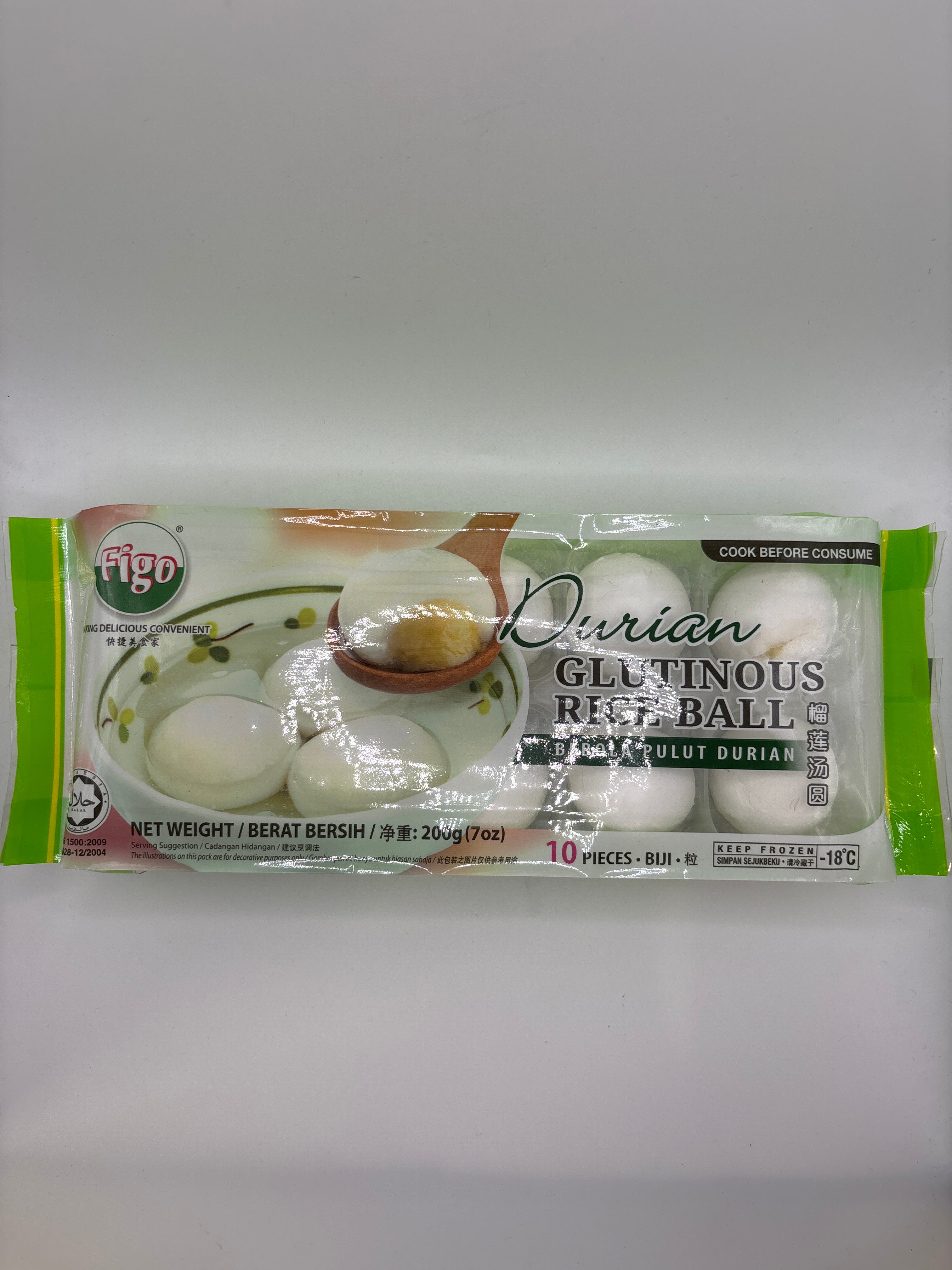 Figo Durian Rice Ball 200g (Frozen)