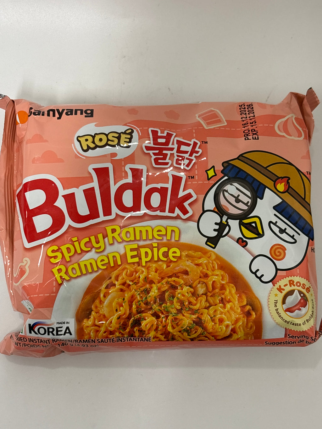 Samyang Hot Chicken Flavour Ramen - Rose 140g