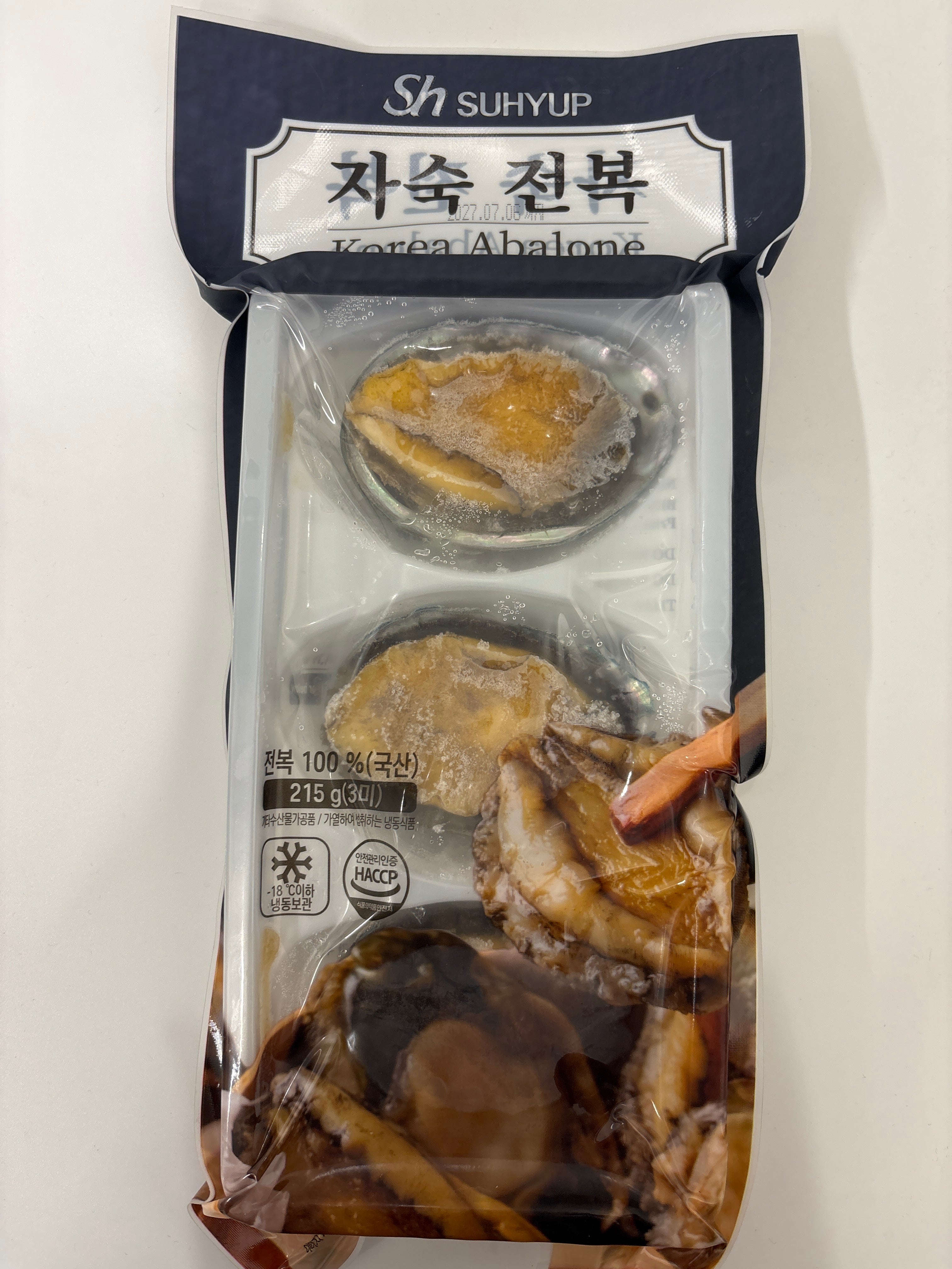 Frozen Abalone Awabi Boiled 3pc (215g)