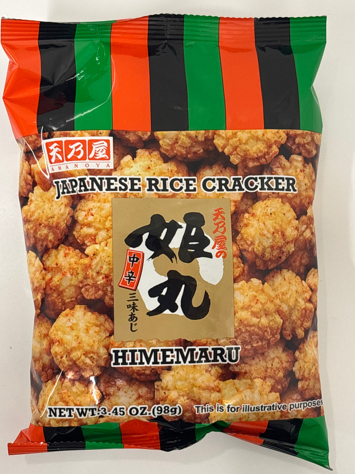 Amanoya Corp Medium-Hot Spiced Rice Crackers 98g