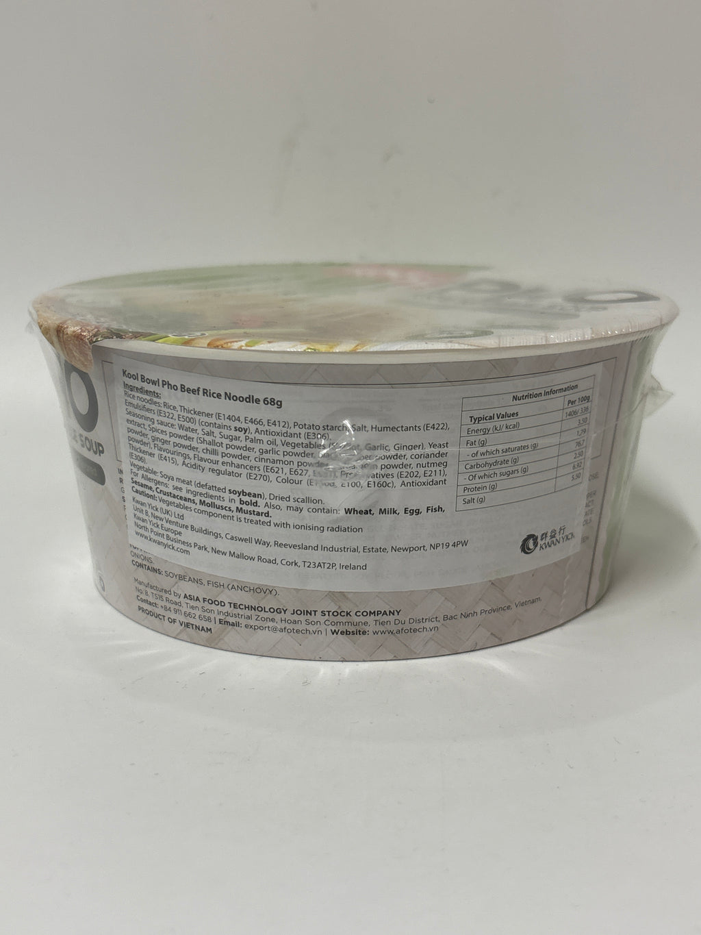 KOOL Bowl Pho Beef Noodle 68g